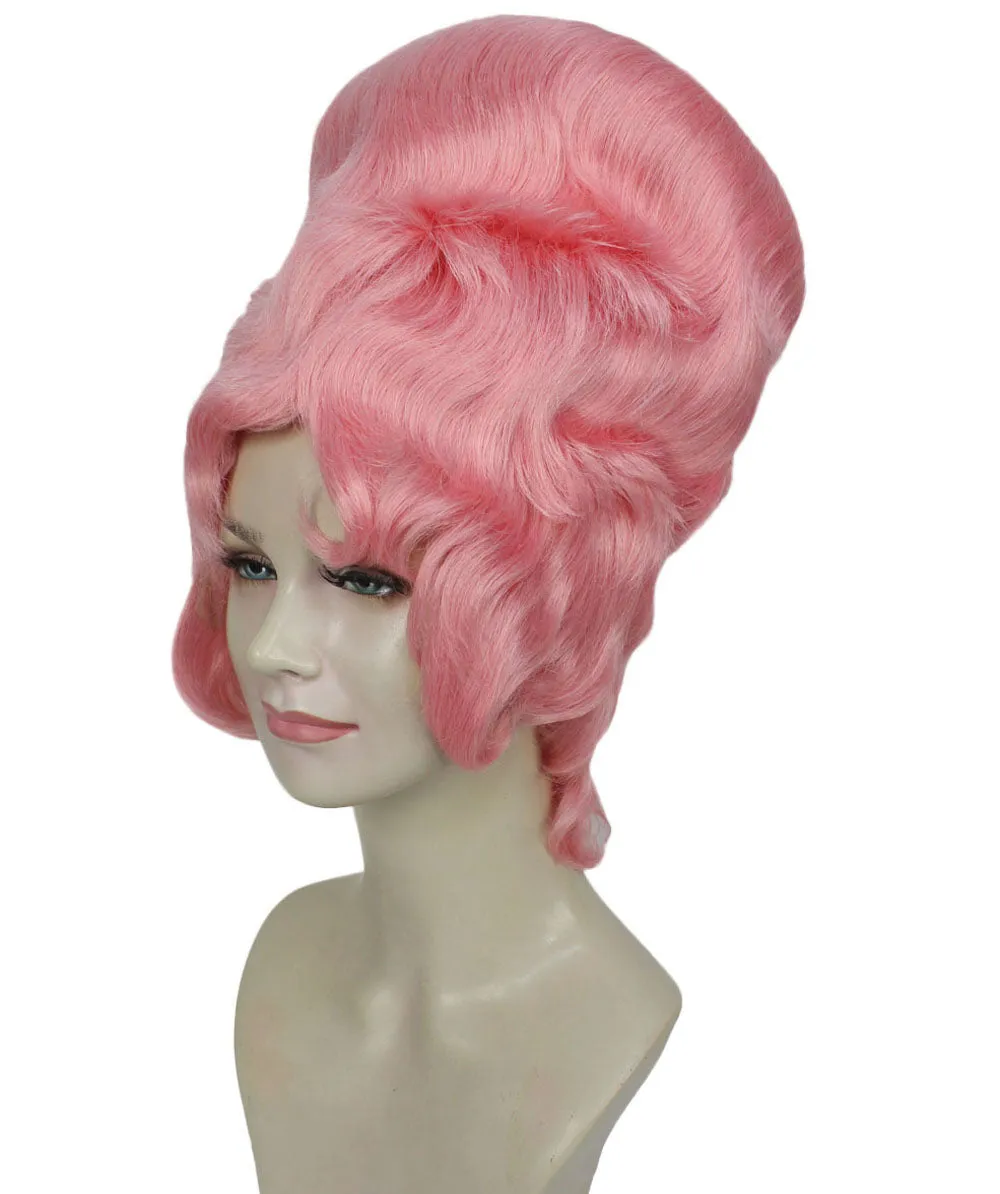 HPO Adult Women's 18th Century Colonial Lady Wig | Multiple Color  Historical Wig | Premium Breathable Capless Cap