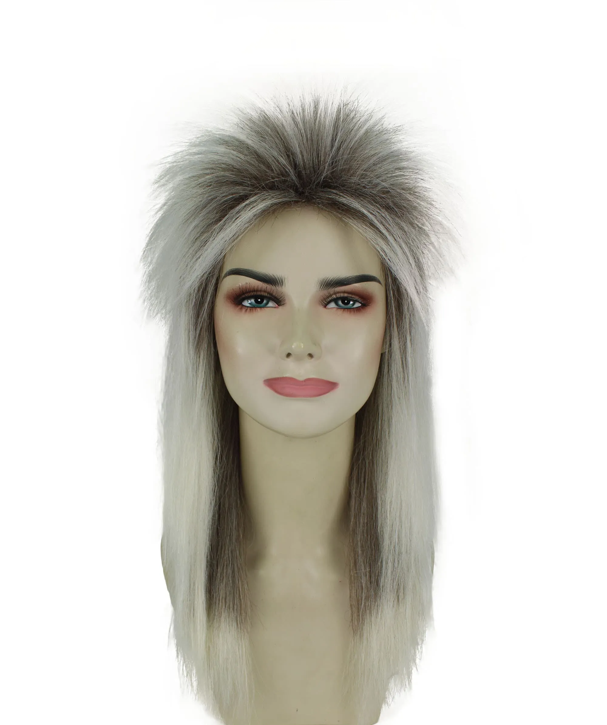 HPO Adult Women's  80's Singer Turner Straight Blonde Wig, Best for Halloween, Flame-retardant Synthetic Materials