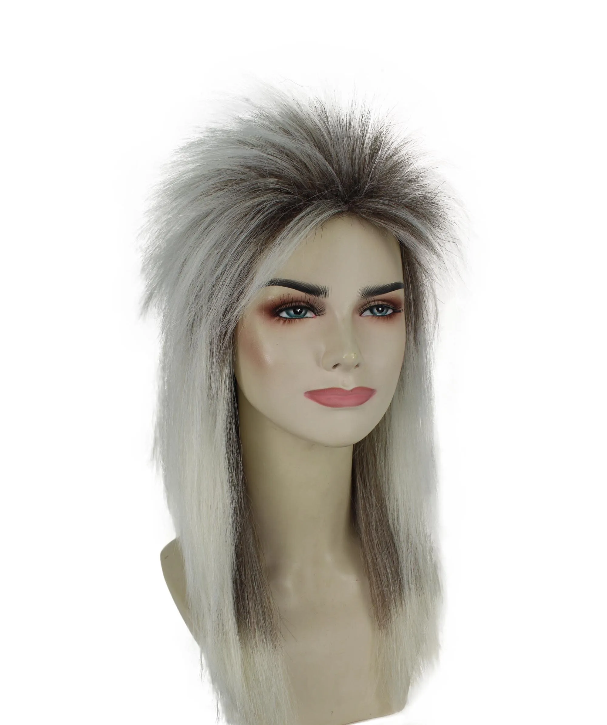 HPO Adult Women's  80's Singer Turner Straight Blonde Wig, Best for Halloween, Flame-retardant Synthetic Materials