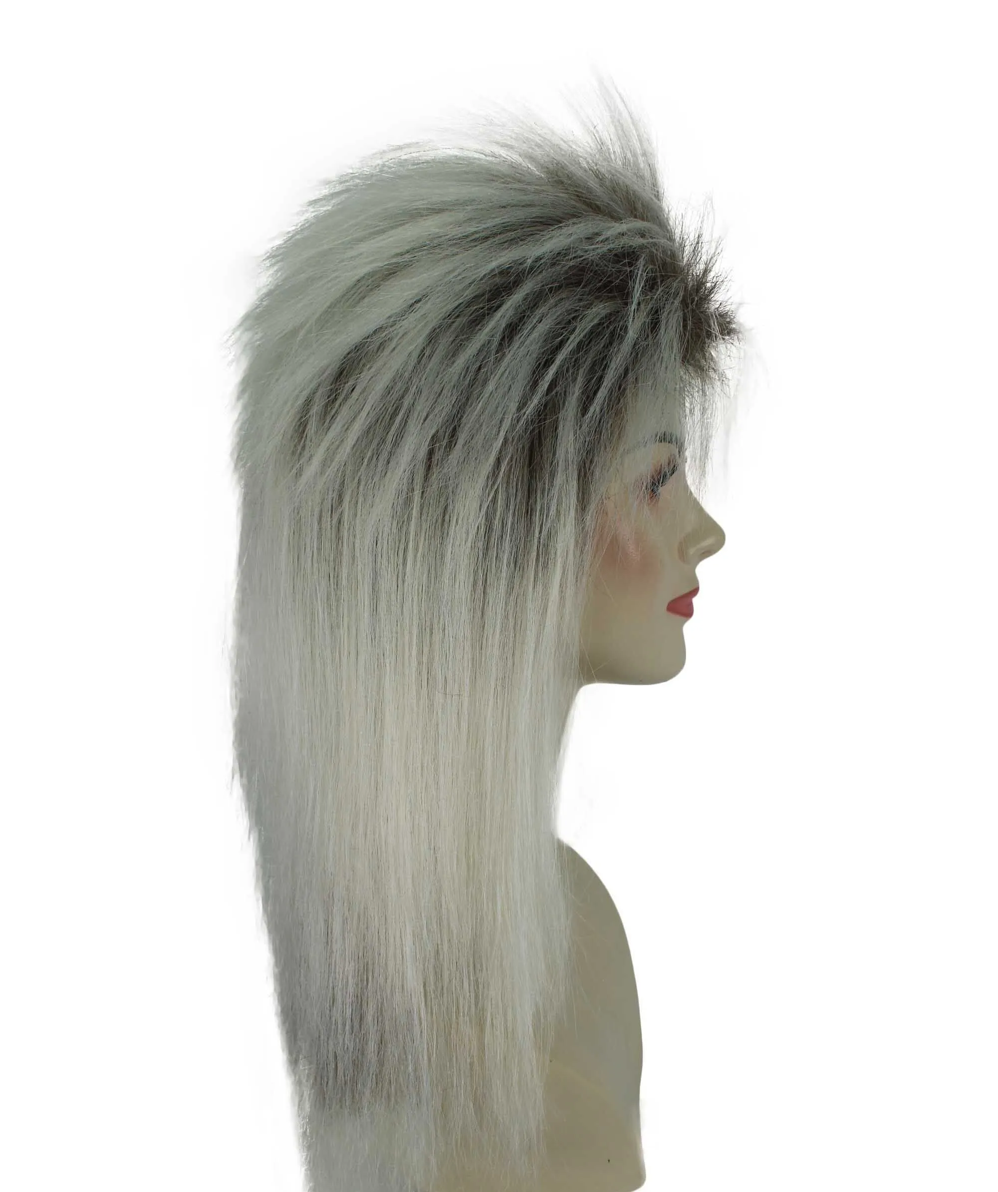 HPO Adult Women's  80's Singer Turner Straight Blonde Wig, Best for Halloween, Flame-retardant Synthetic Materials