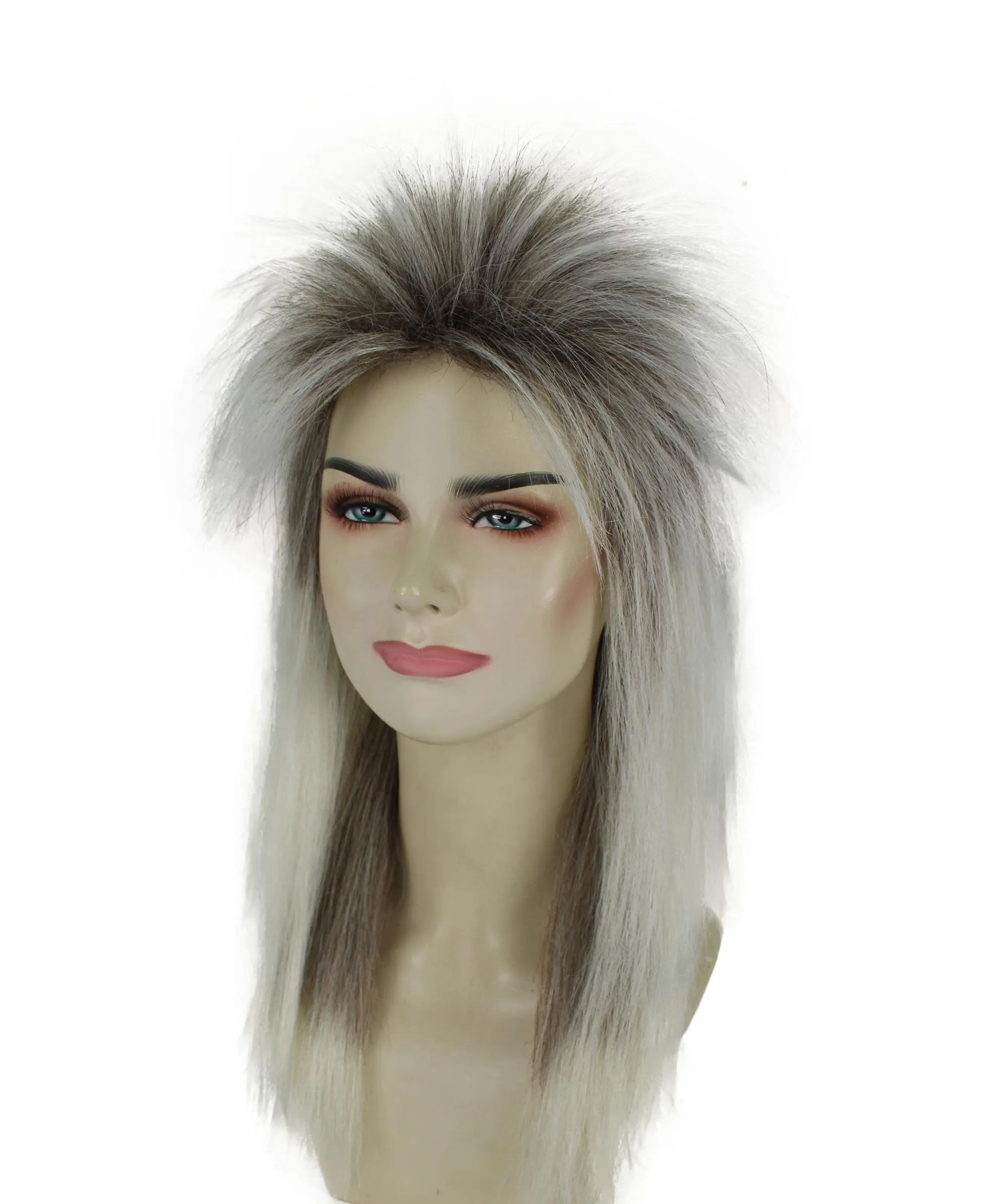 HPO Adult Women's  80's Singer Turner Straight Blonde Wig, Best for Halloween, Flame-retardant Synthetic Materials
