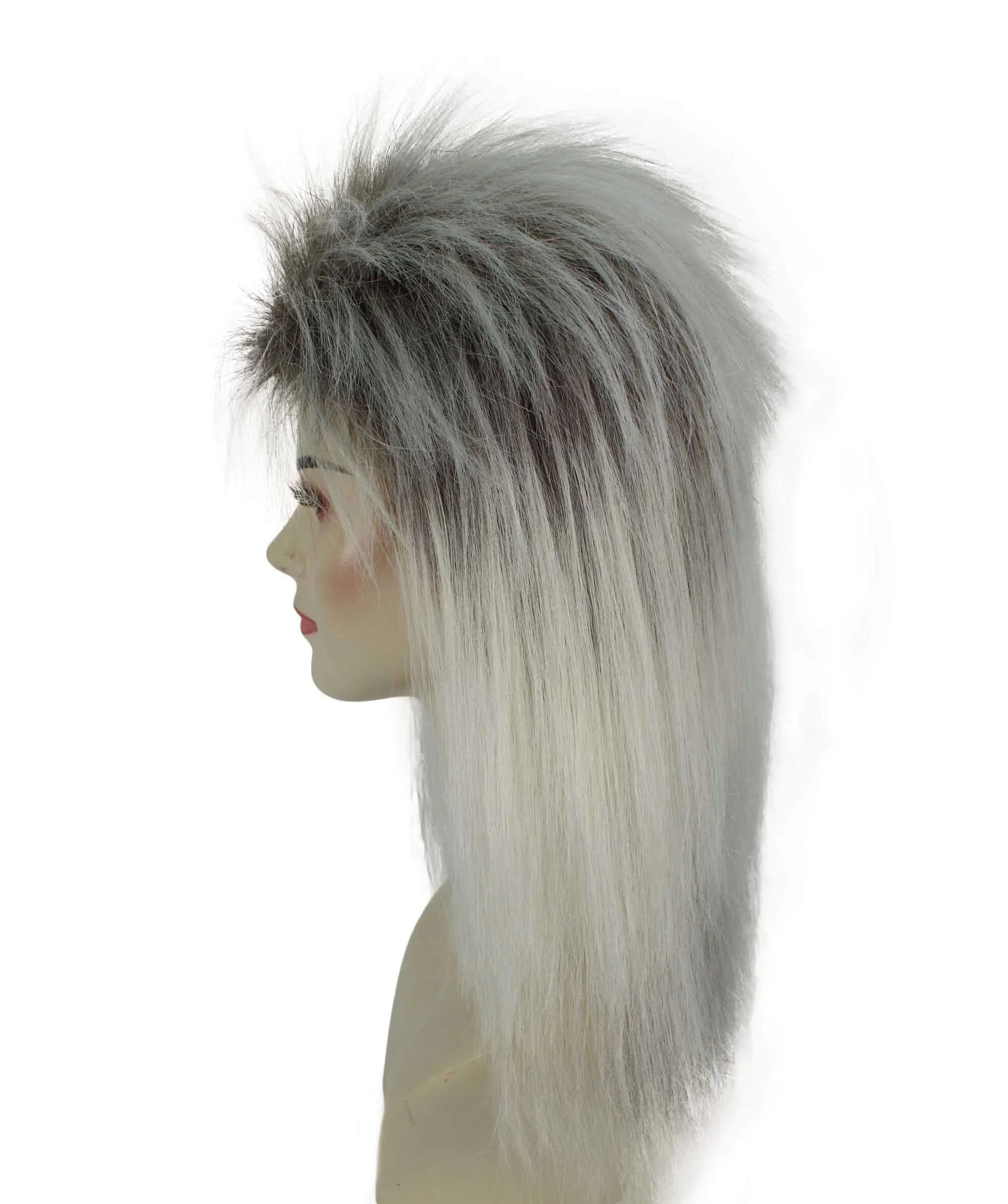 HPO Adult Women's  80's Singer Turner Straight Blonde Wig, Best for Halloween, Flame-retardant Synthetic Materials