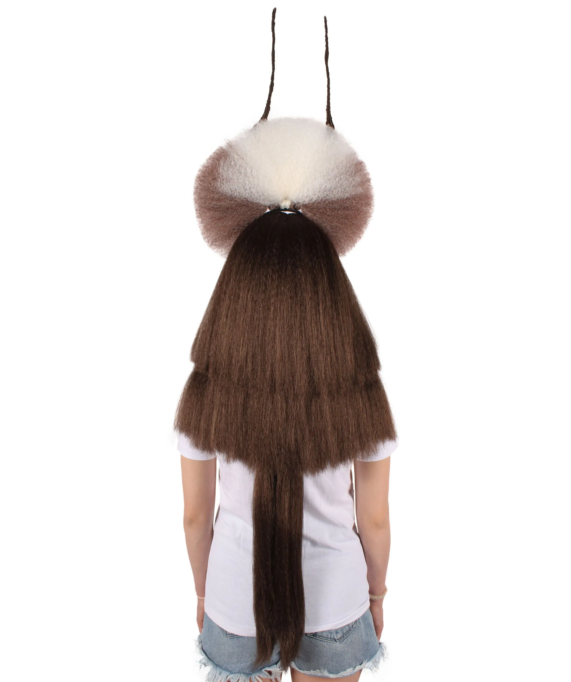 HPO Adult Women's Dramatic Devil Horn Layered Wig I Flame-retardant Synthetic Fiber