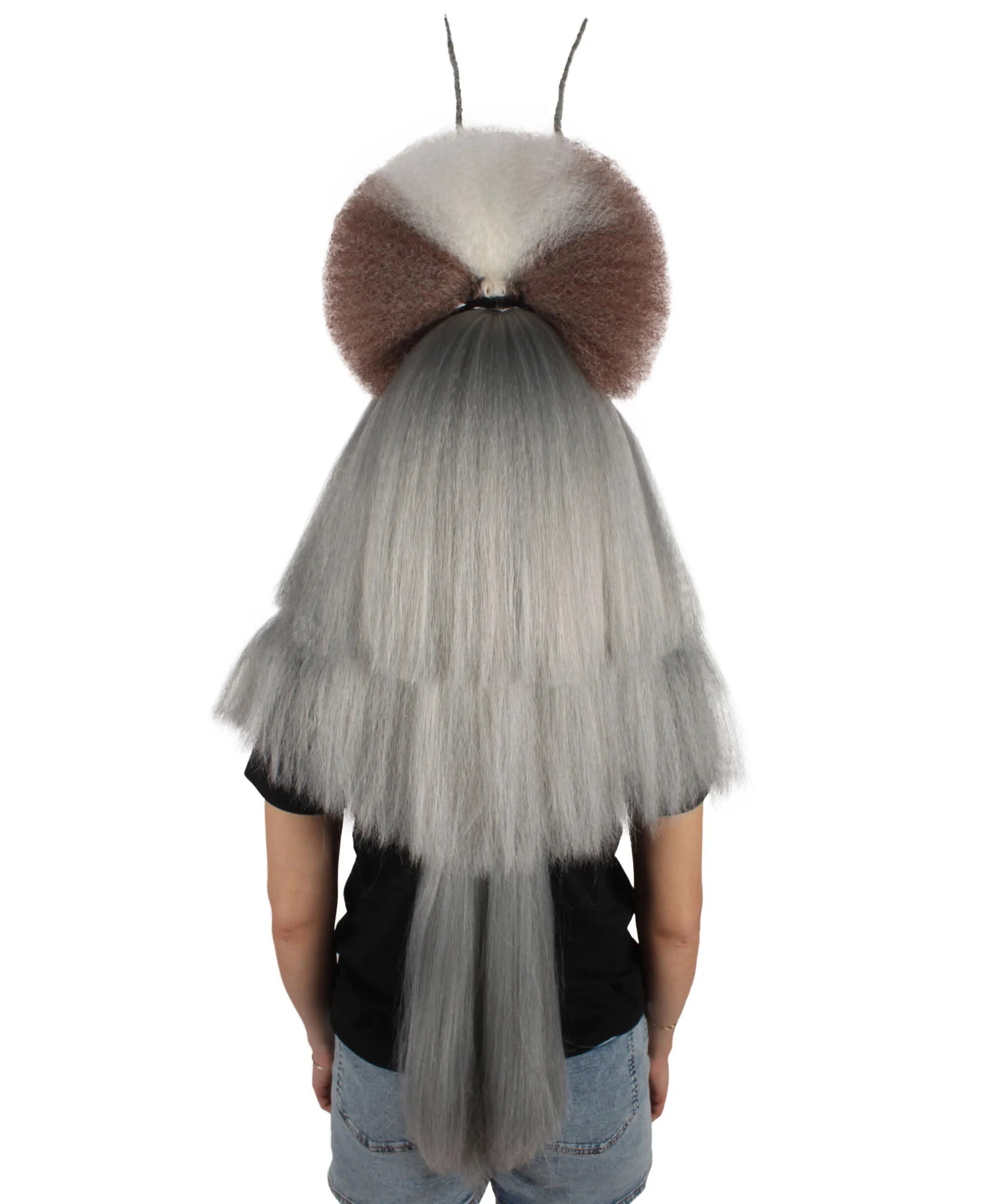 HPO Adult Women's Dramatic Devil Horn Layered Wig I Flame-retardant Synthetic Fiber