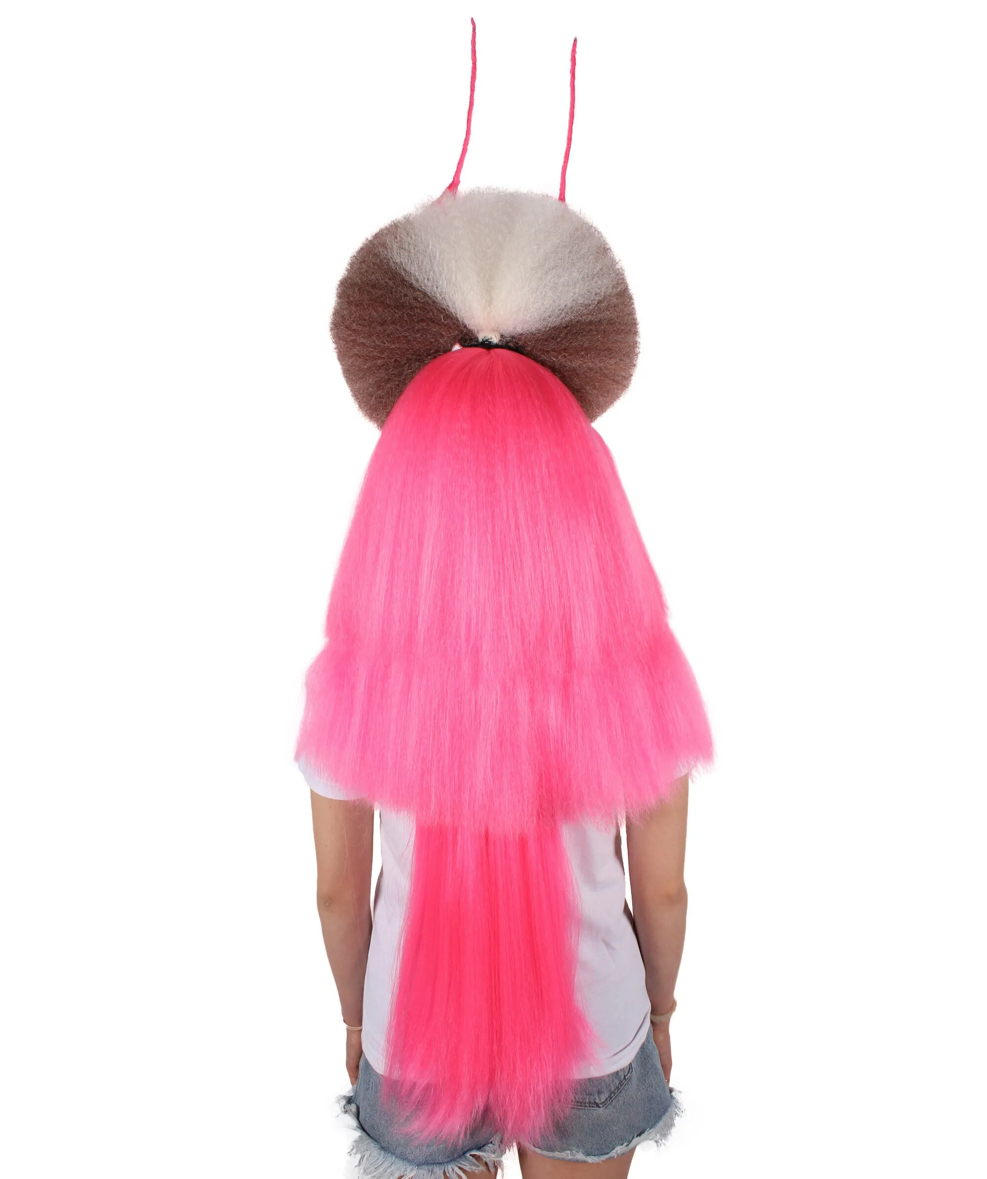 HPO Adult Women's Dramatic Devil Horn Layered Wig I Flame-retardant Synthetic Fiber
