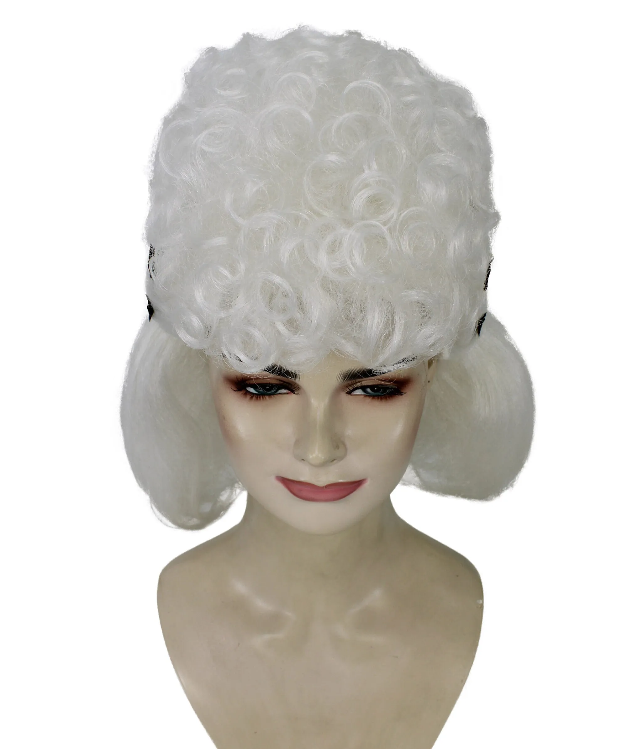 HPO Adult Women's French Performer Drag Queen Wig | Perfect for Halloween and Cosplay | Flame-retardant Synthetic Fiber