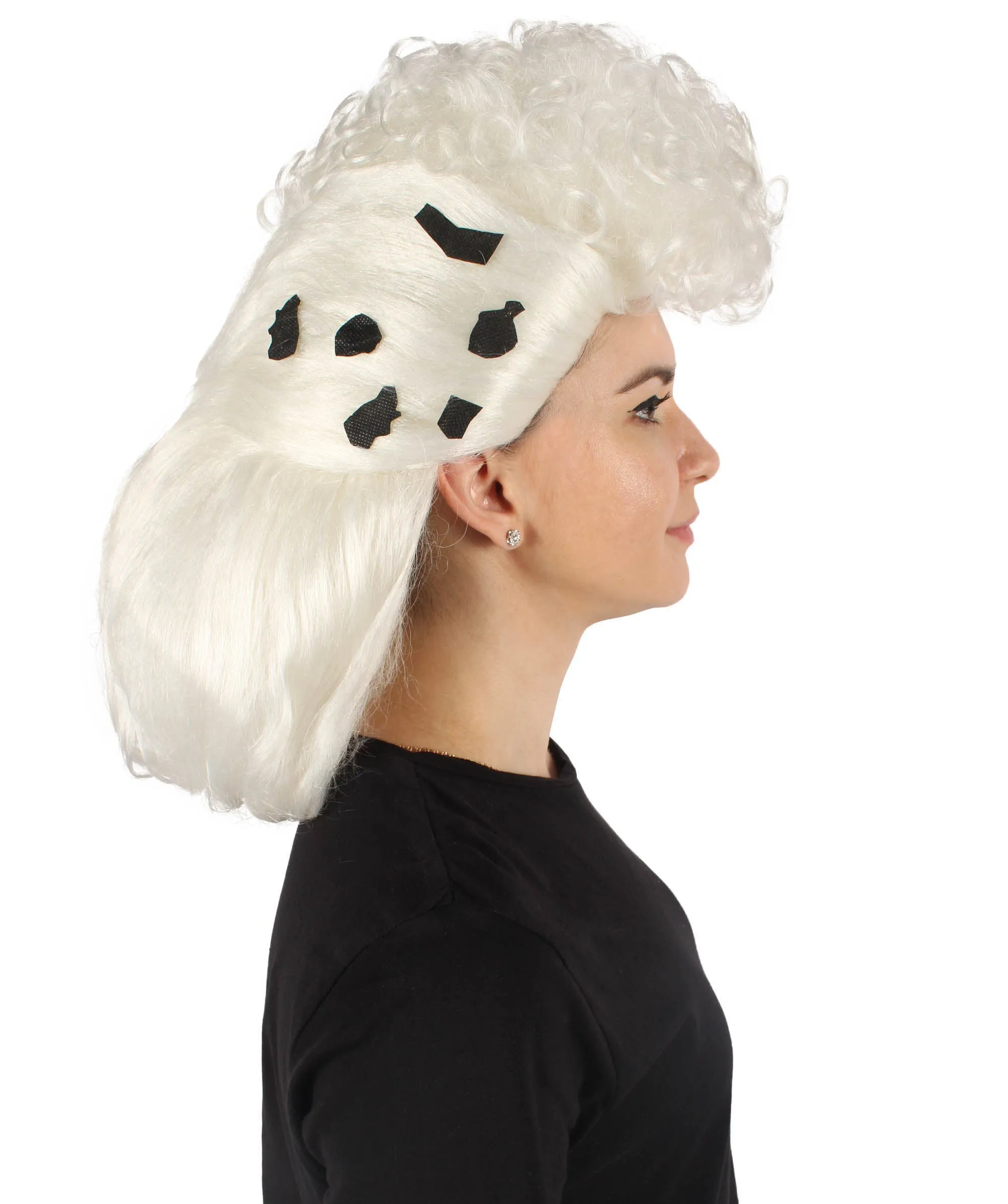 HPO Adult Women's French Performer Drag Queen Wig | Perfect for Halloween and Cosplay | Flame-retardant Synthetic Fiber