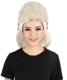 HPO Adult Women's French Performer Drag Queen Wig | Perfect for Halloween and Cosplay | Flame-retardant Synthetic Fiber