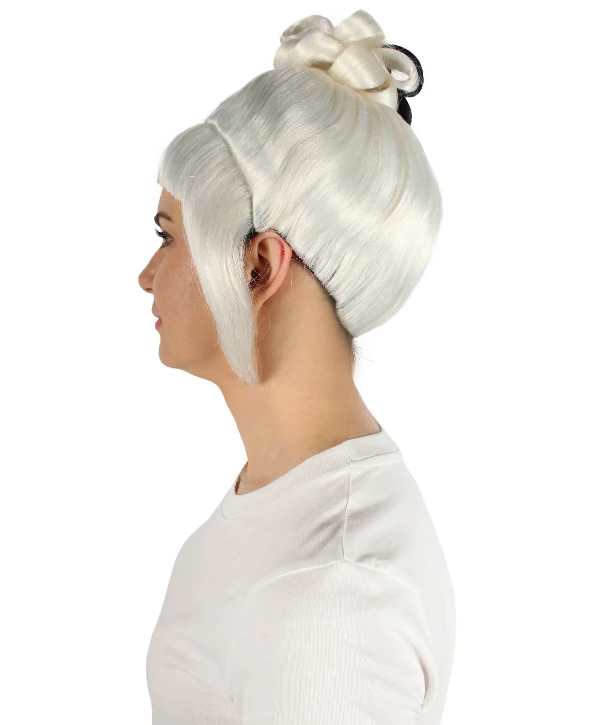 HPO Adult Women's Halloween Animated Lucy Updo Wig | Multiple Color Options