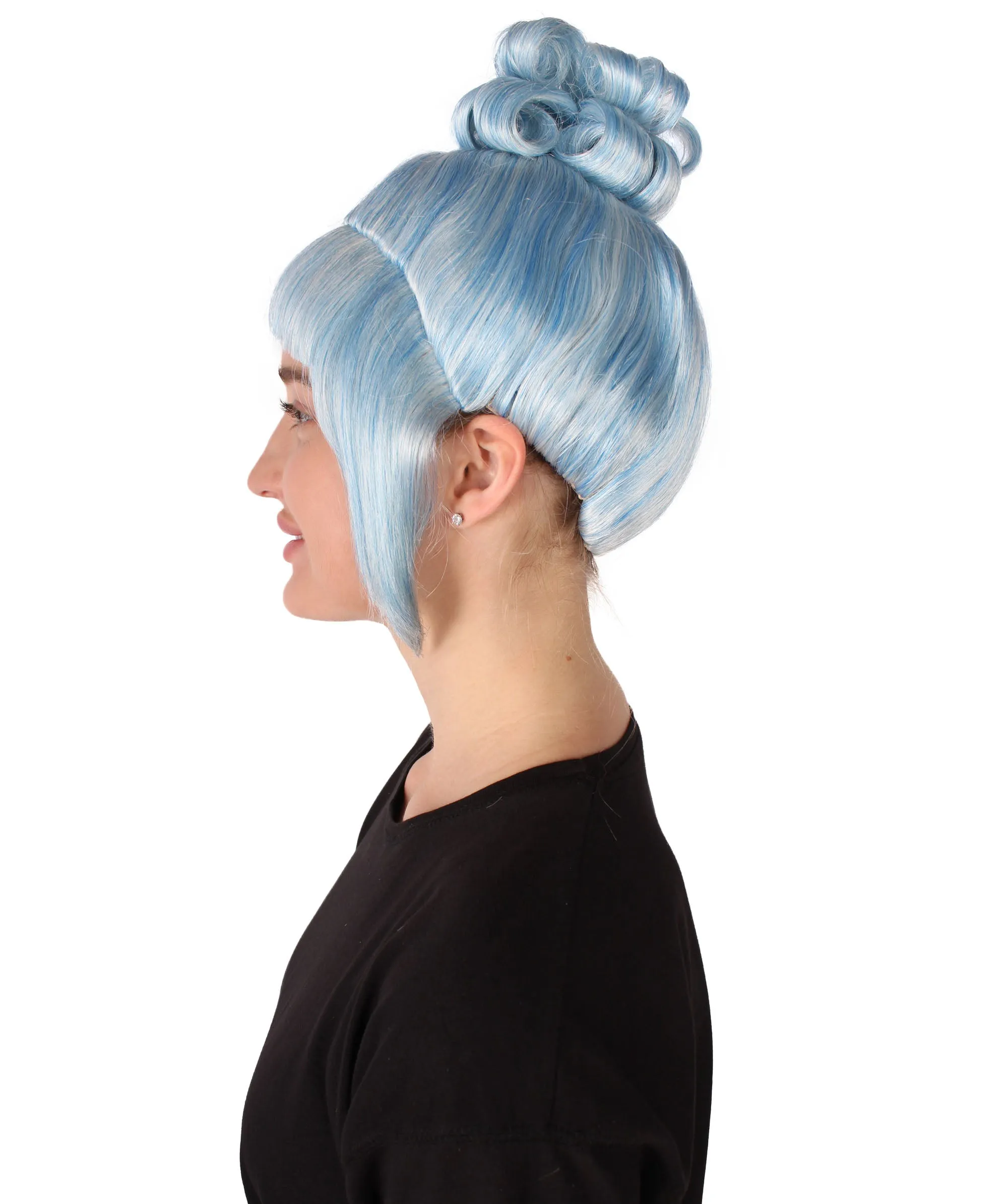 HPO Adult Women's Halloween Animated Lucy Updo Wig | Multiple Color Options