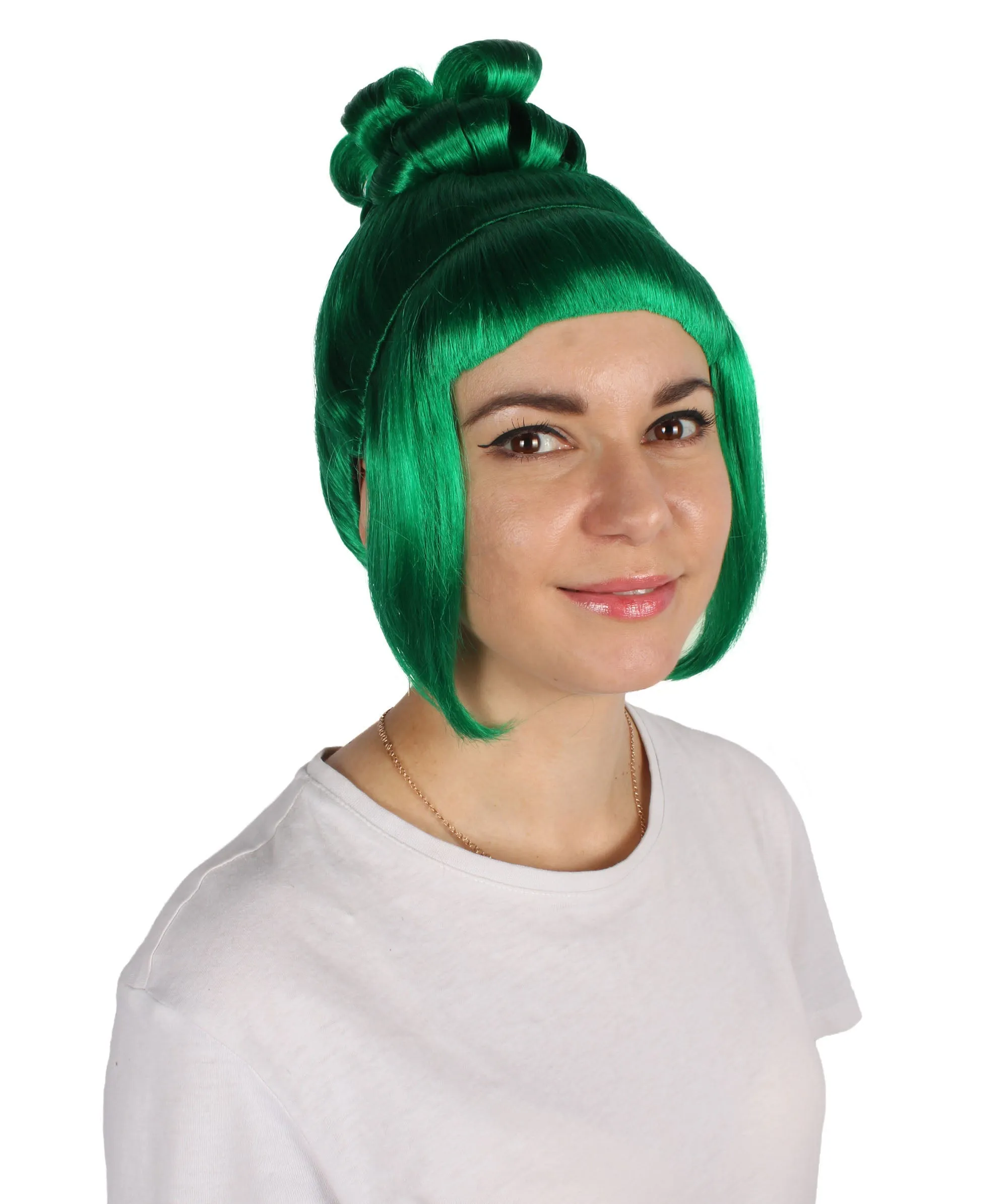 HPO Adult Women's Halloween Animated Lucy Updo Wig | Multiple Color Options