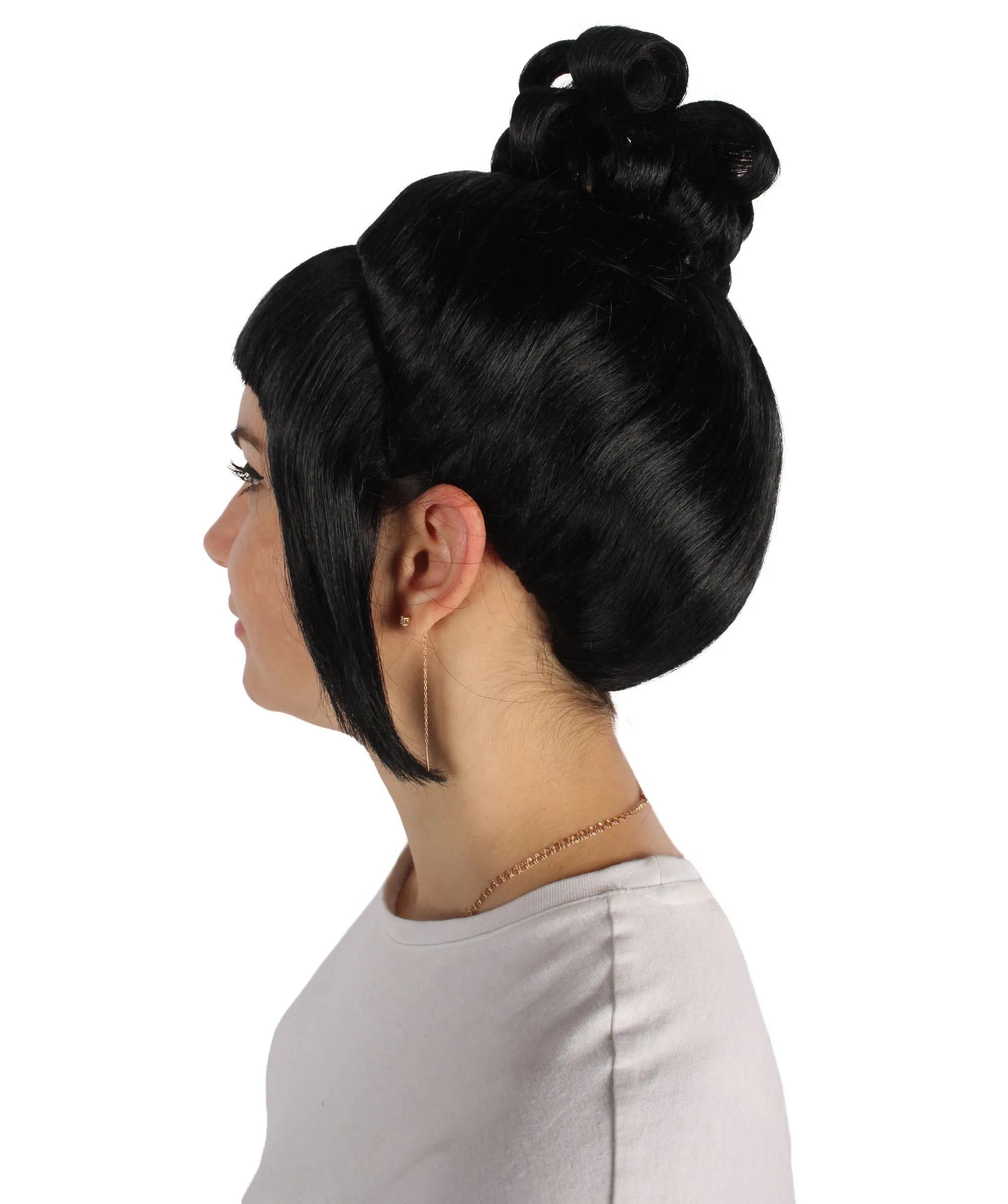 HPO Adult Women's Halloween Animated Lucy Updo Wig | Multiple Color Options