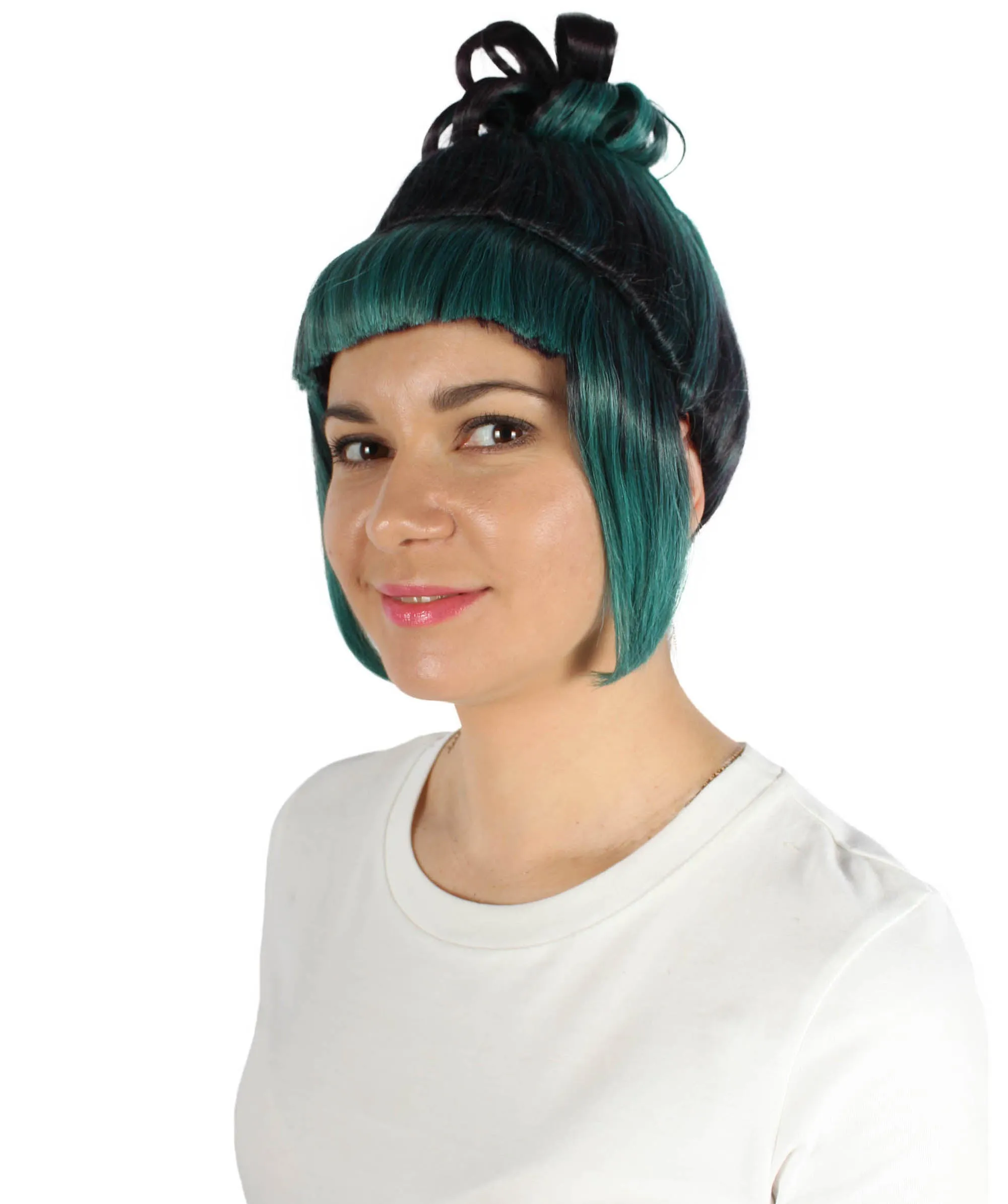 HPO Adult Women's Halloween Animated Lucy Updo Wig | Multiple Color Options