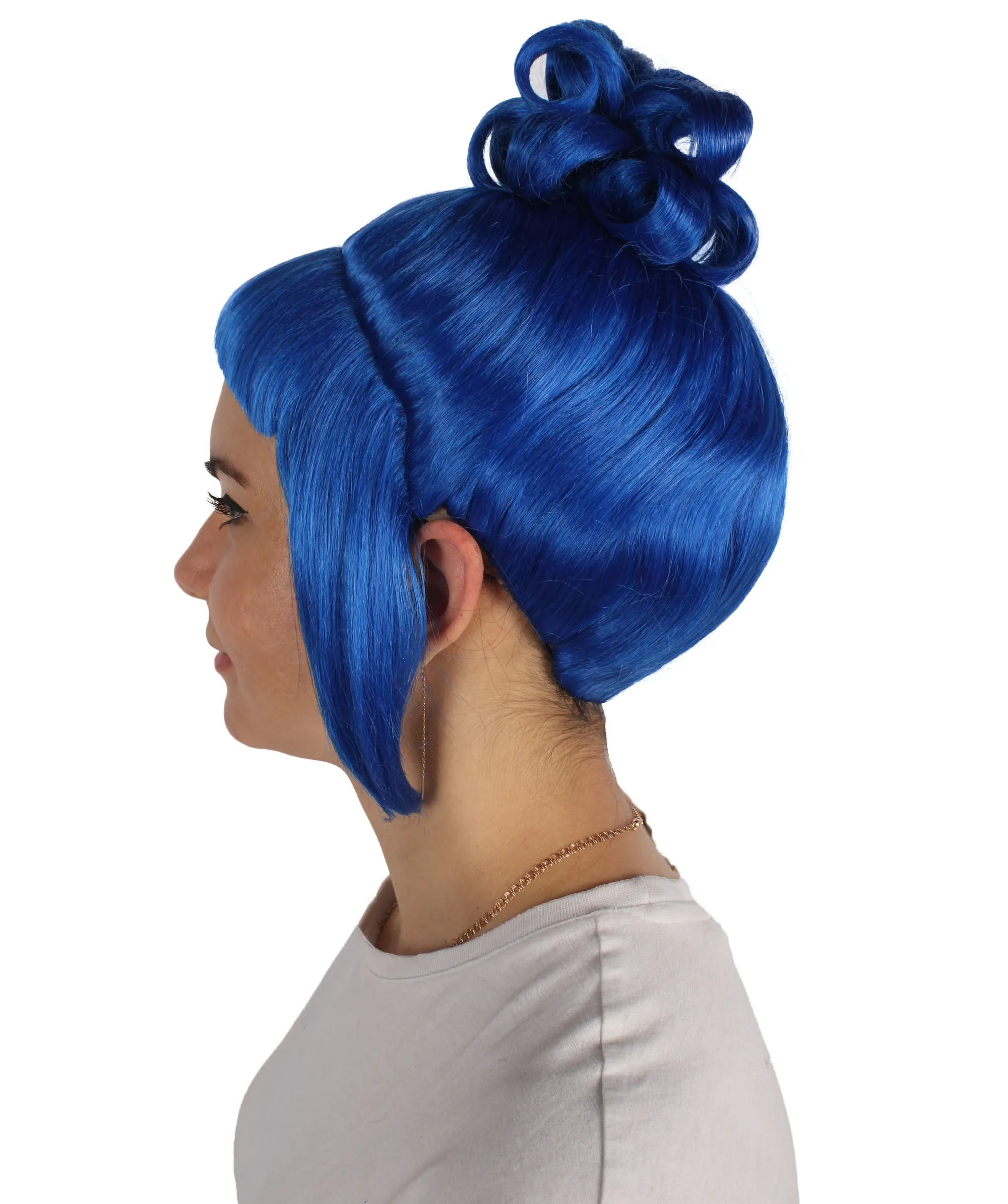 HPO Adult Women's Halloween Animated Lucy Updo Wig | Multiple Color Options