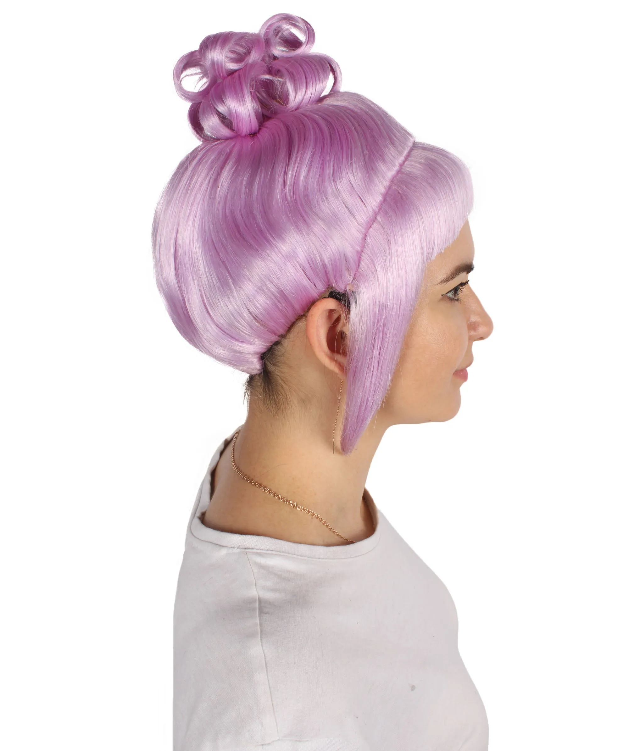 HPO Adult Women's Halloween Animated Lucy Updo Wig | Multiple Color Options