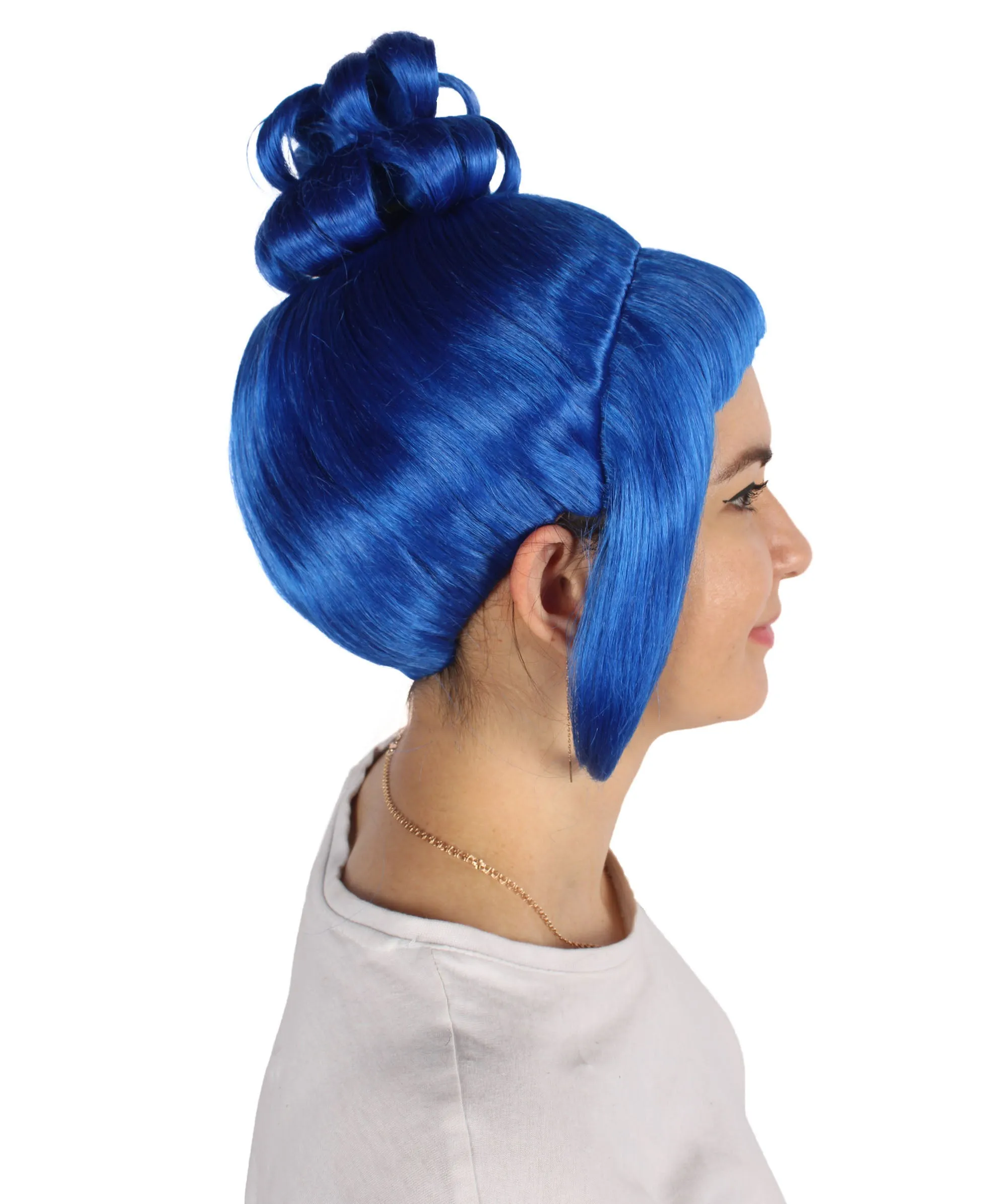 HPO Adult Women's Halloween Animated Lucy Updo Wig | Multiple Color Options