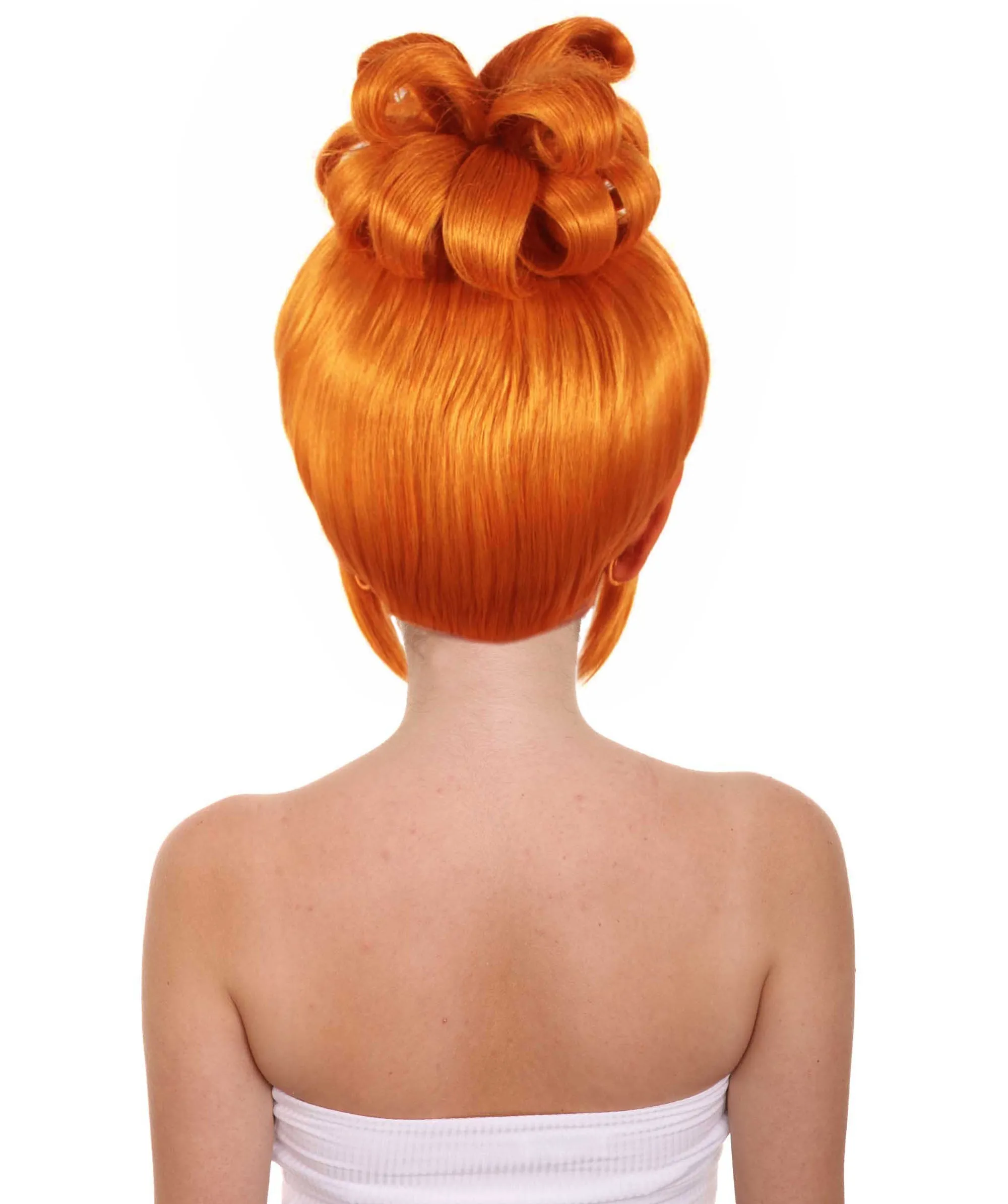 HPO Adult Women's Halloween Animated Lucy Updo Wig | Multiple Color Options
