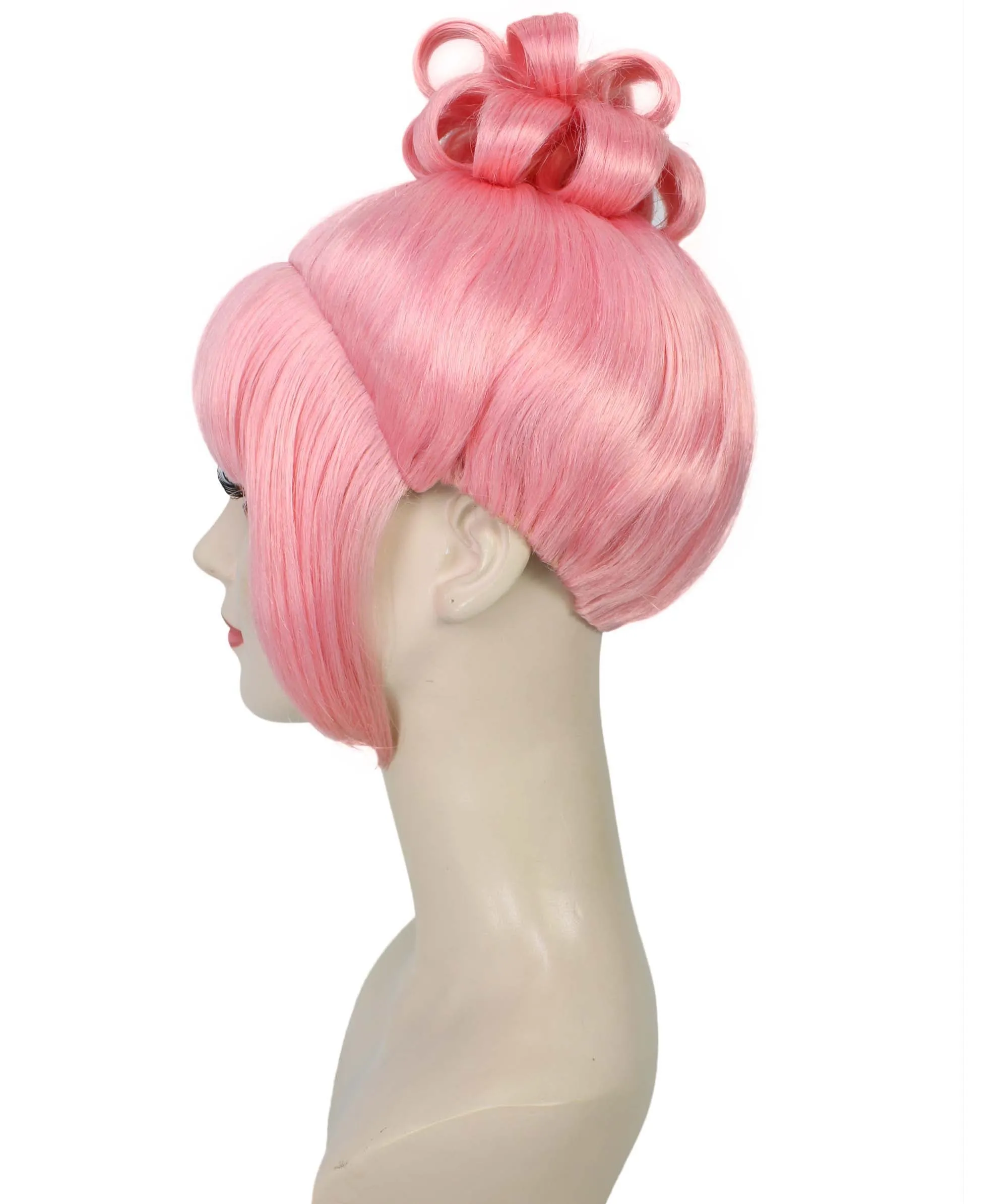 HPO Adult Women's Halloween Animated Lucy Updo Wig | Multiple Color Options
