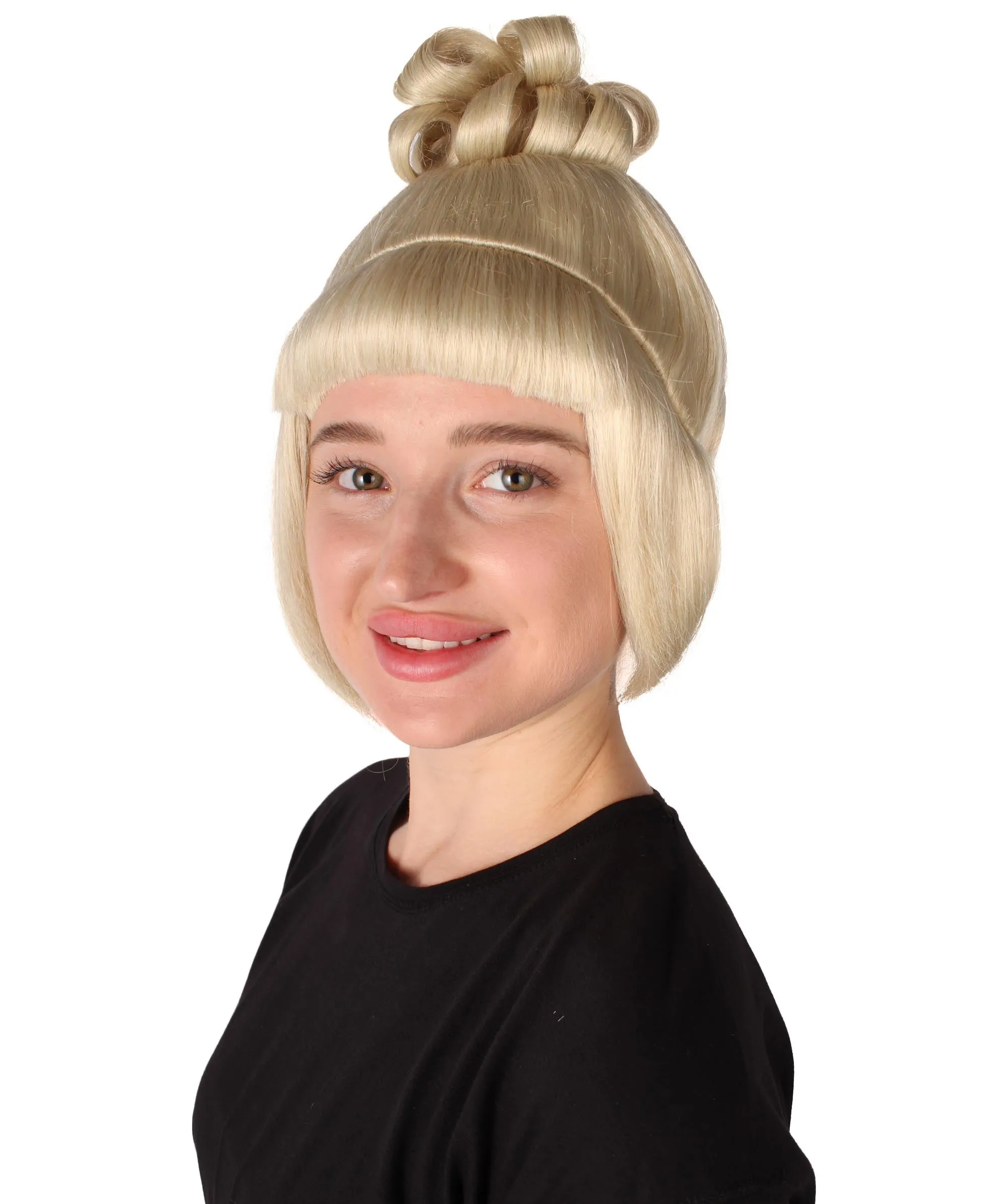 HPO Adult Women's Halloween Animated Lucy Updo Wig | Multiple Color Options