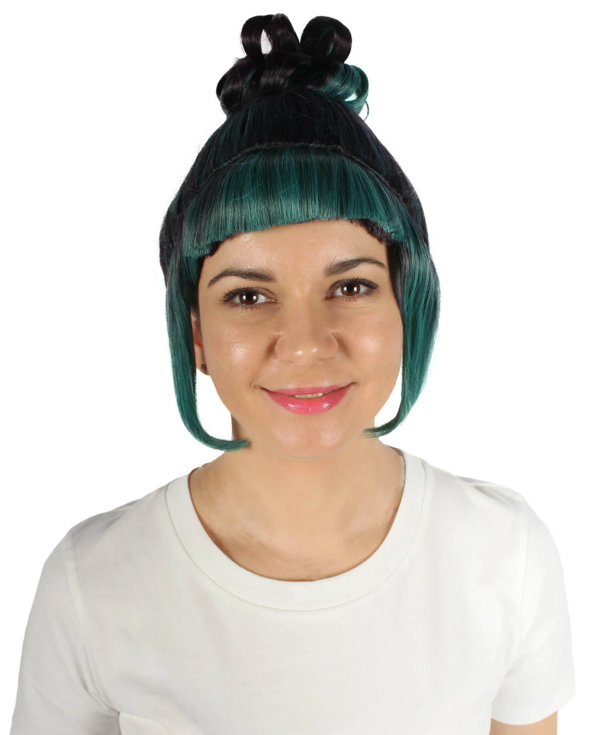 HPO Adult Women's Halloween Animated Lucy Updo Wig | Multiple Color Options