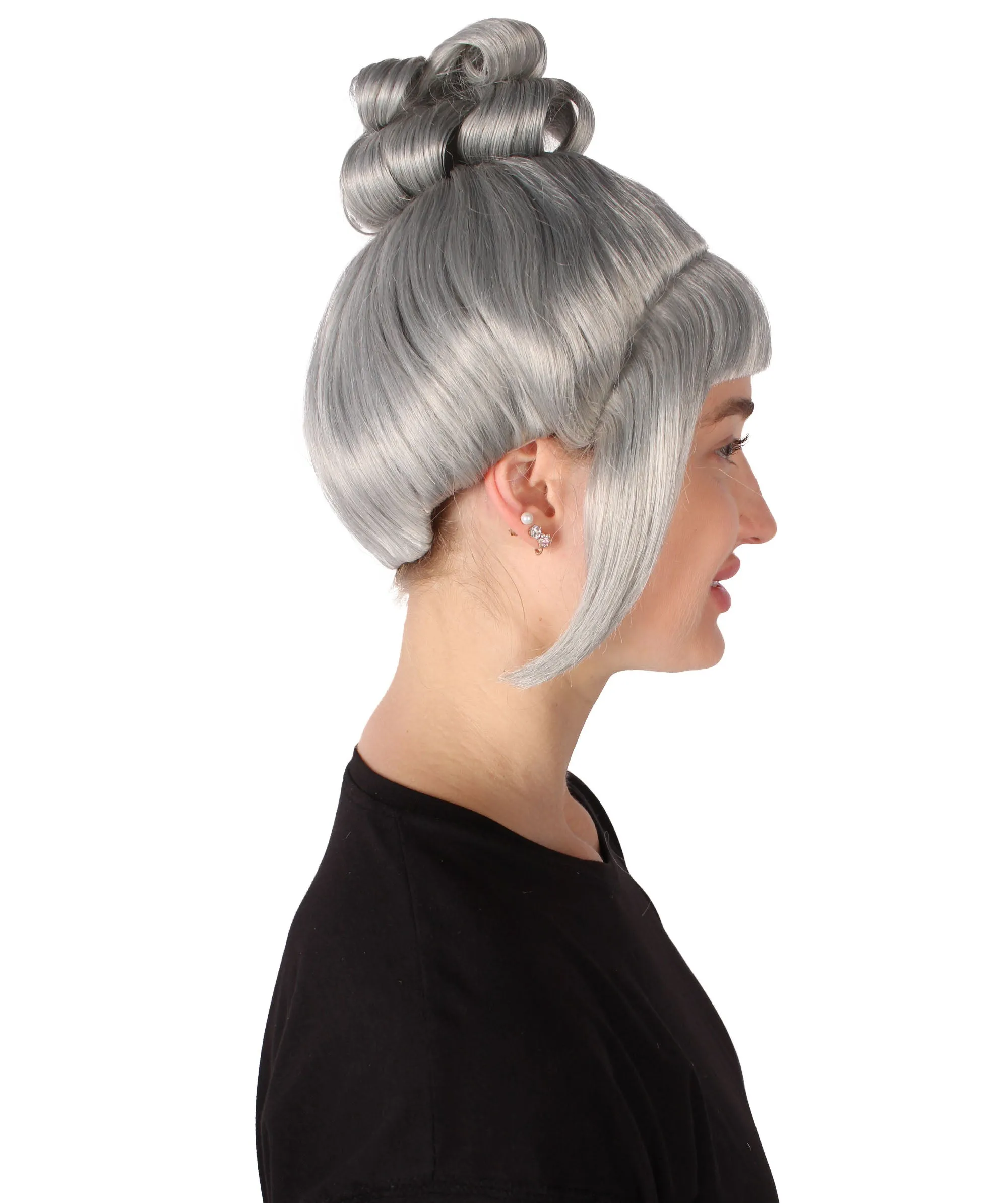 HPO Adult Women's Halloween Animated Lucy Updo Wig | Multiple Color Options
