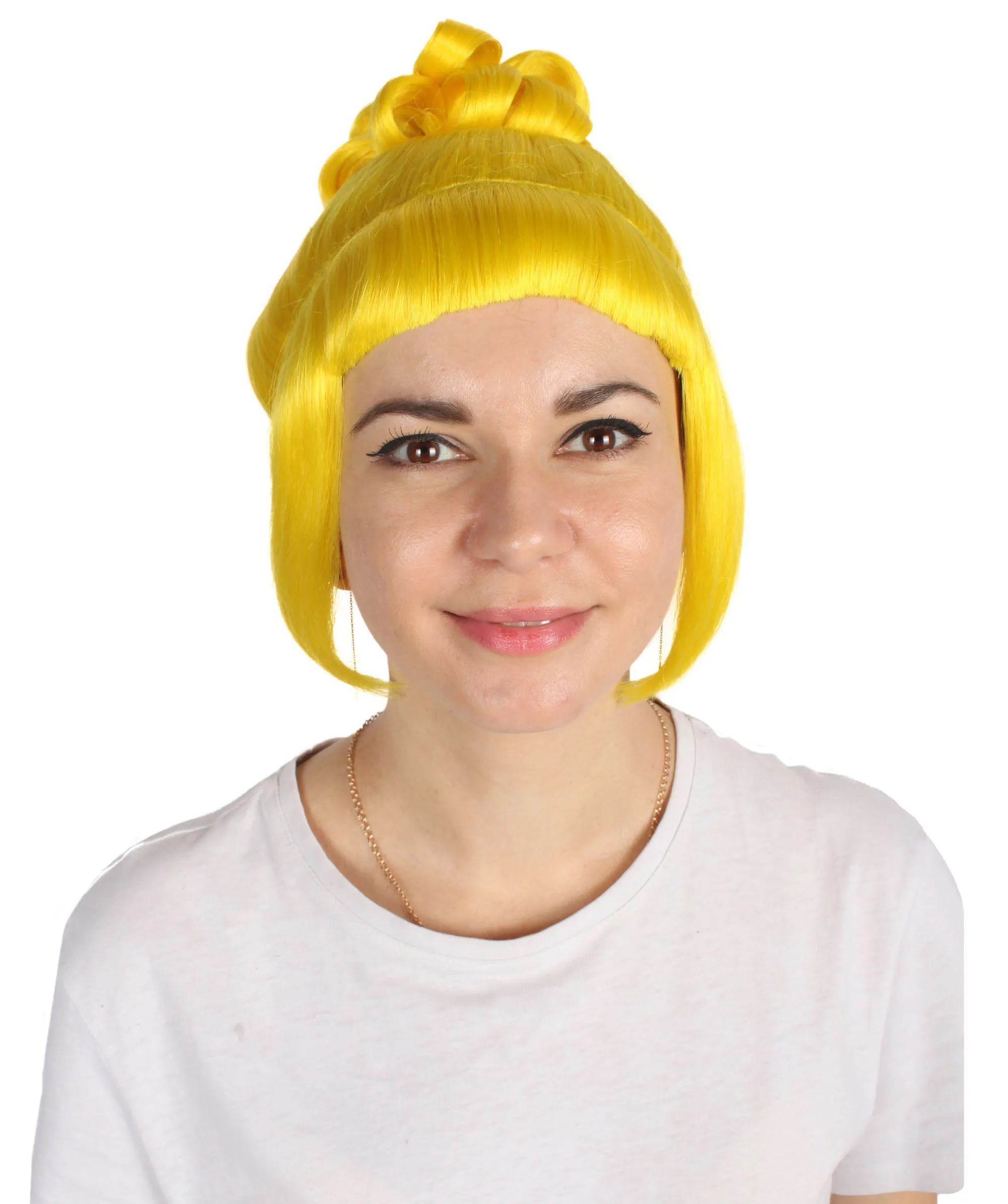 HPO Adult Women's Halloween Animated Lucy Updo Wig | Multiple Color Options