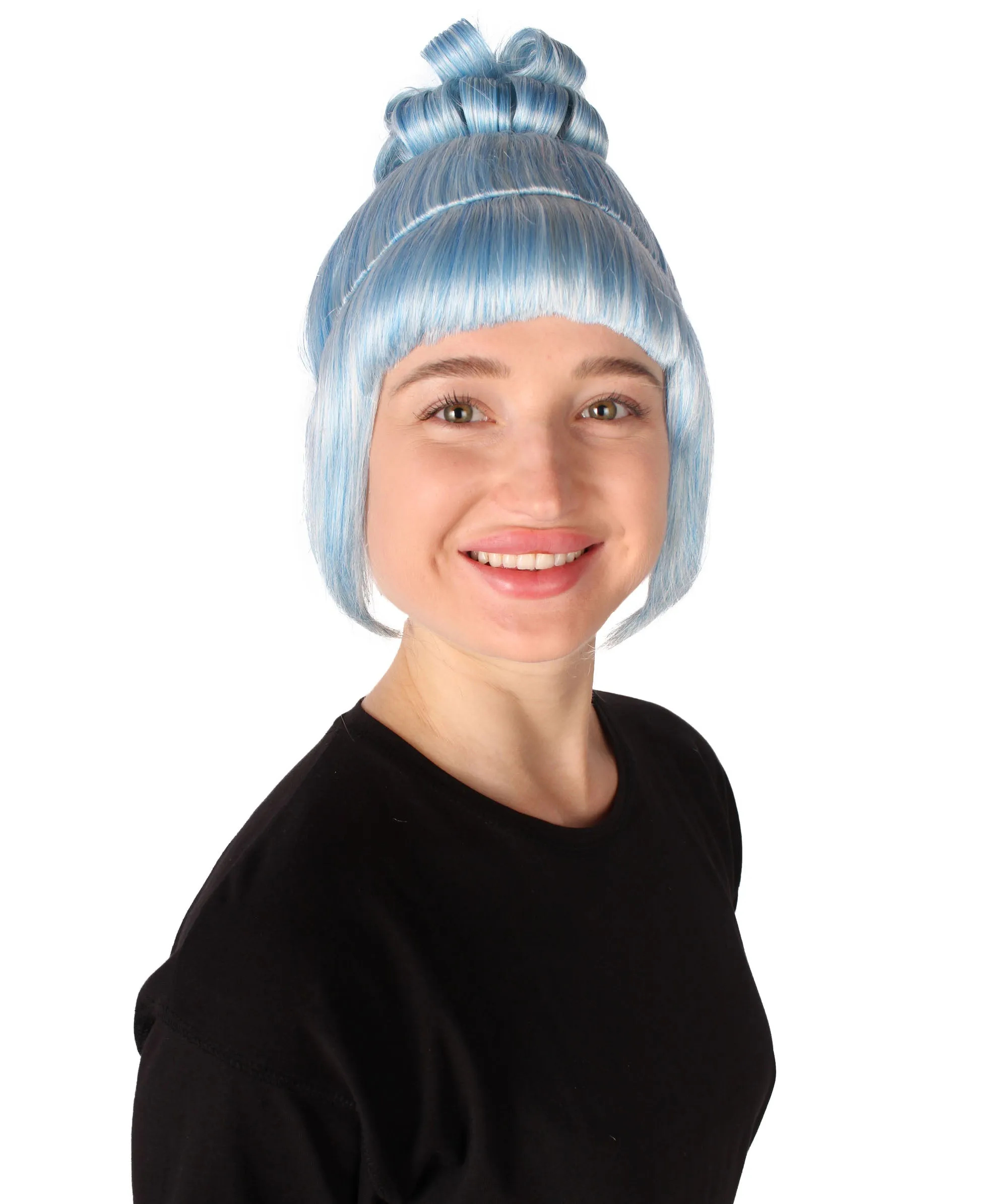 HPO Adult Women's Halloween Animated Lucy Updo Wig | Multiple Color Options