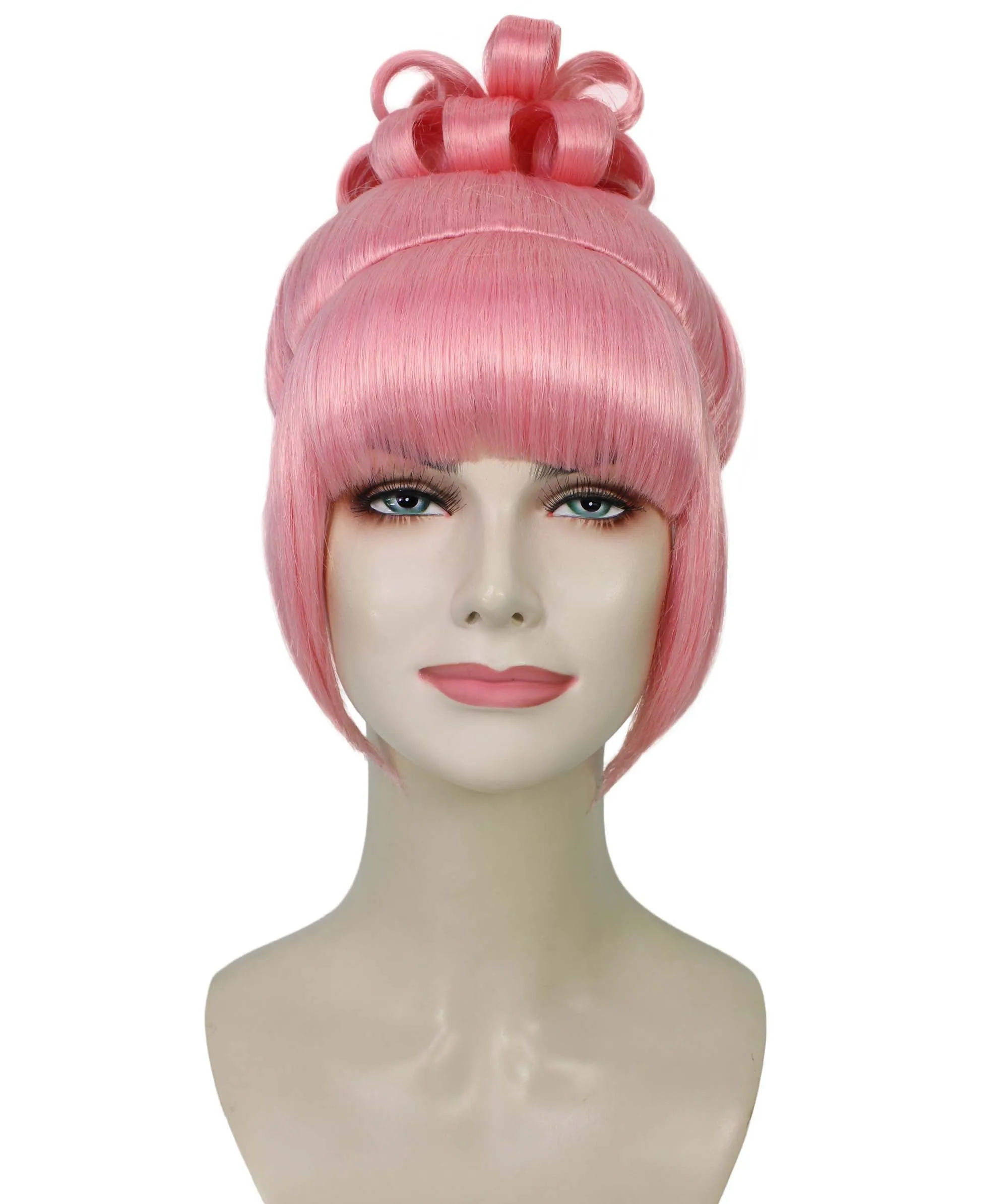 HPO Adult Women's Halloween Animated Lucy Updo Wig | Multiple Color Options