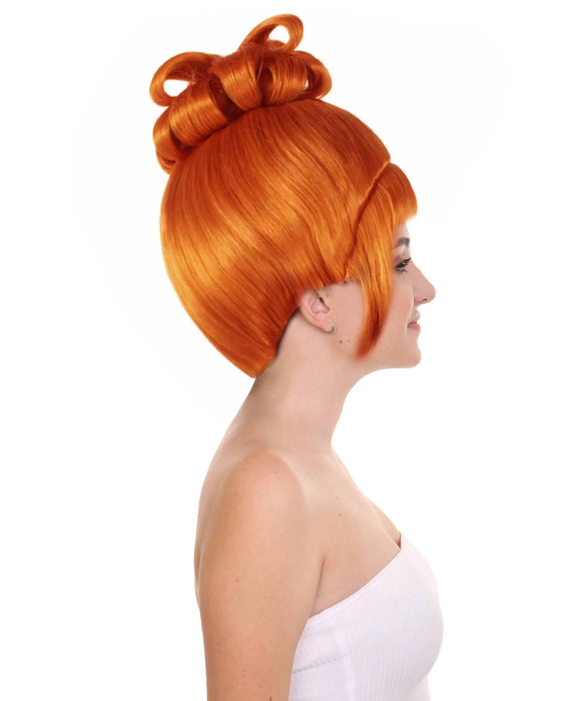HPO Adult Women's Halloween Animated Lucy Updo Wig | Multiple Color Options