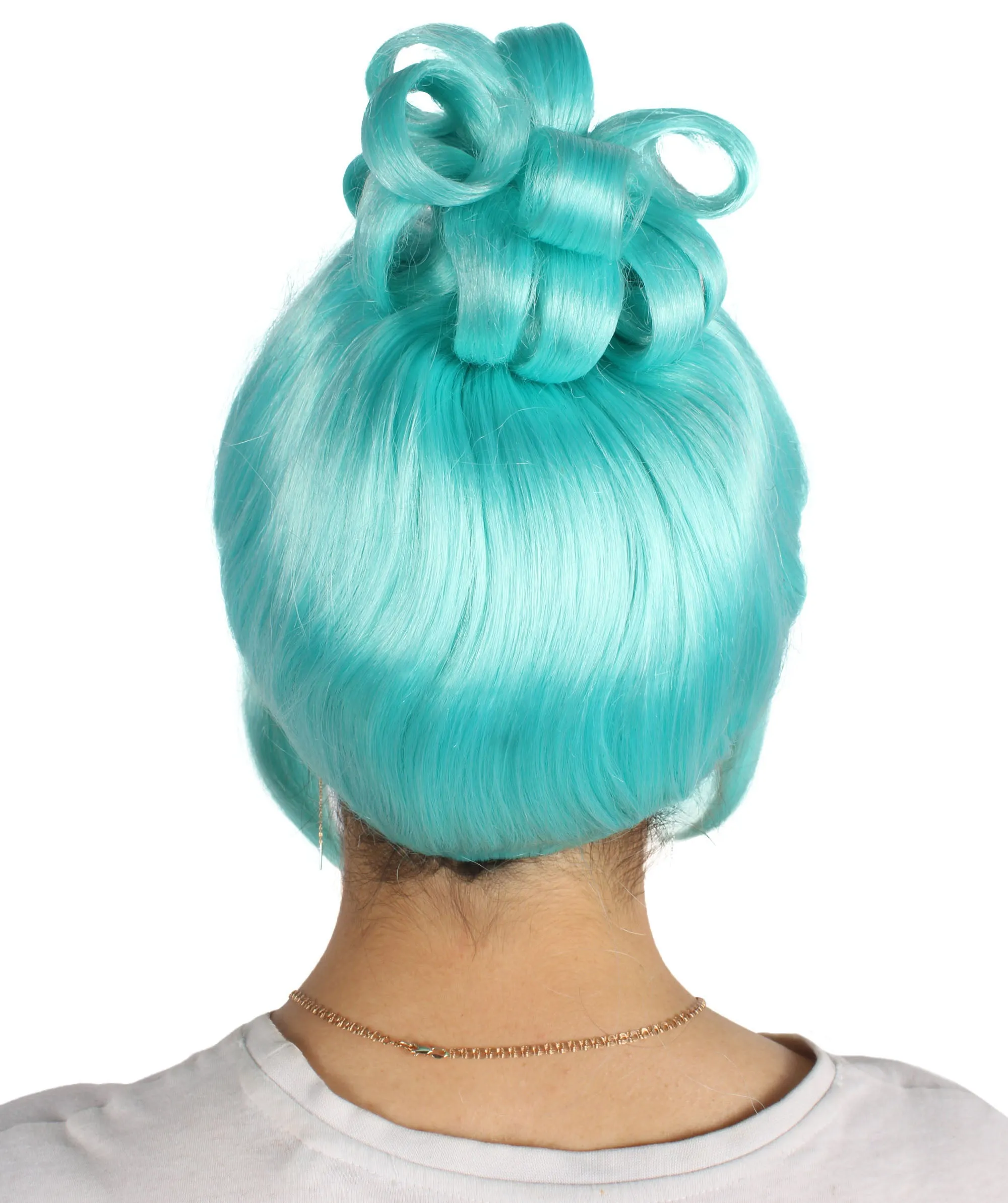 HPO Adult Women's Halloween Animated Lucy Updo Wig | Multiple Color Options