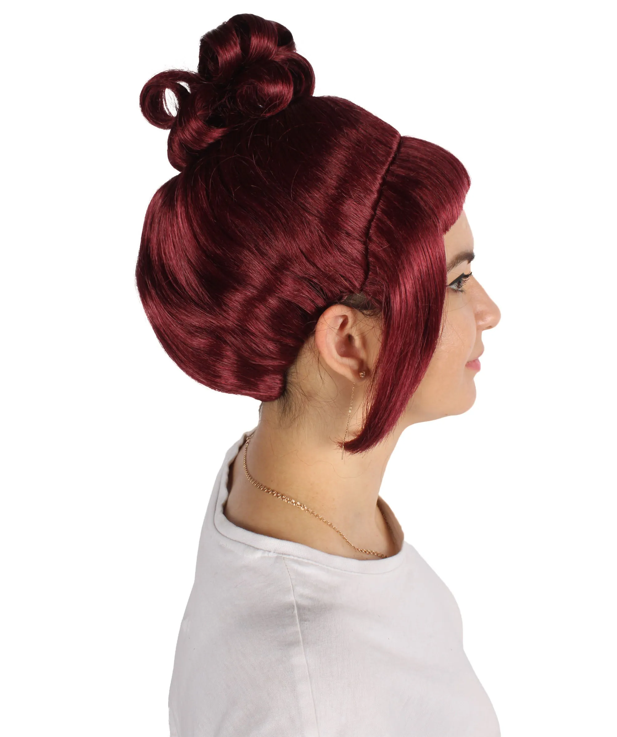 HPO Adult Women's Halloween Animated Lucy Updo Wig | Multiple Color Options