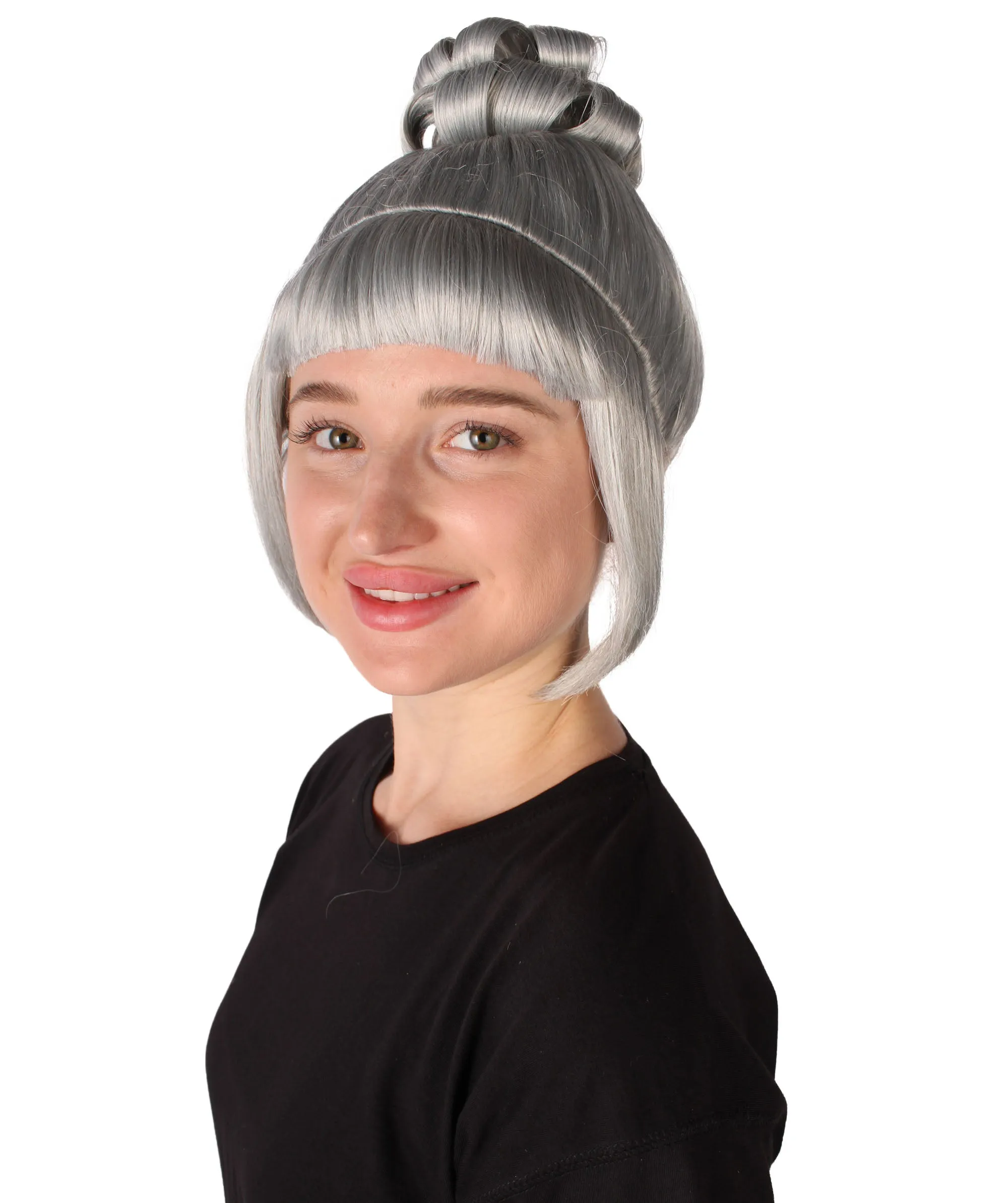HPO Adult Women's Halloween Animated Lucy Updo Wig | Multiple Color Options