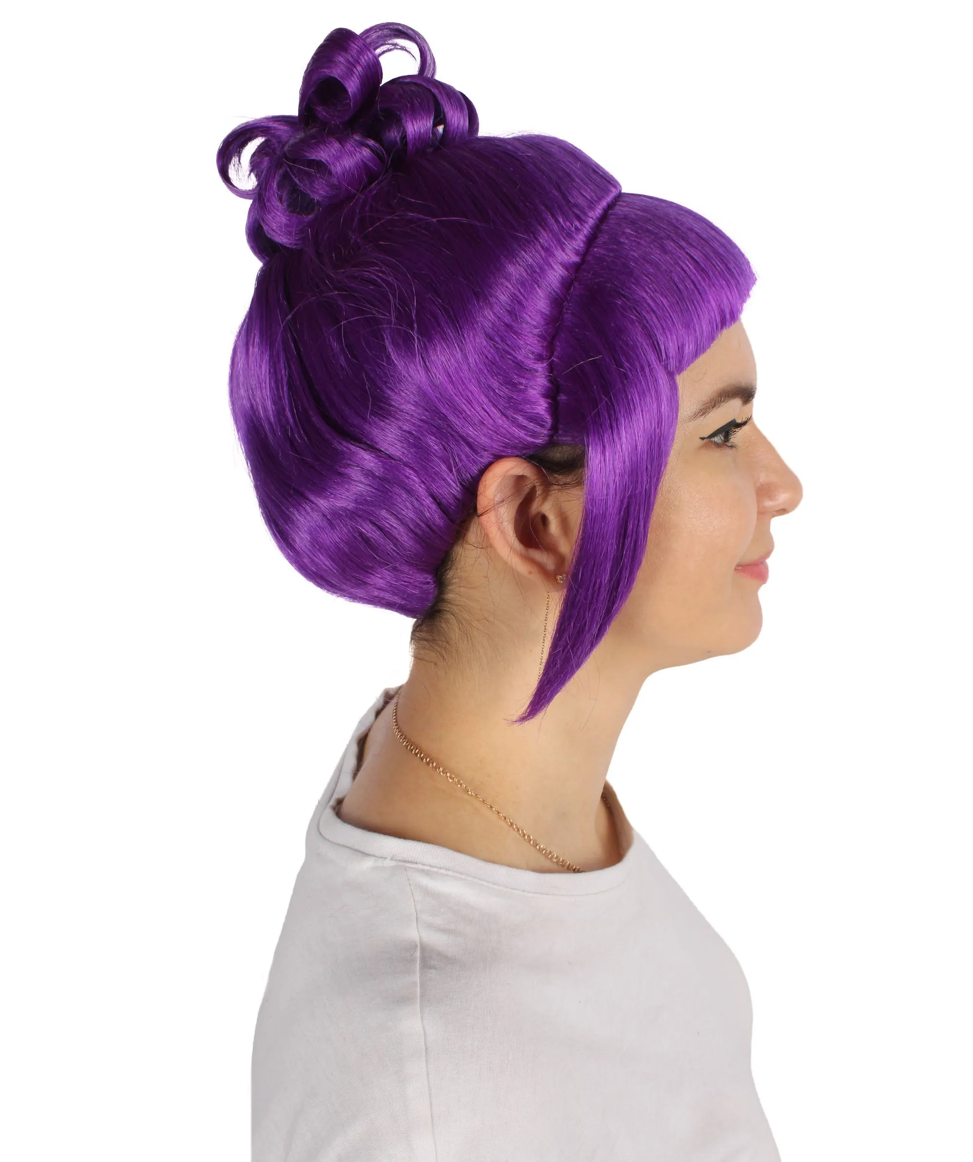 HPO Adult Women's Halloween Animated Lucy Updo Wig | Multiple Color Options