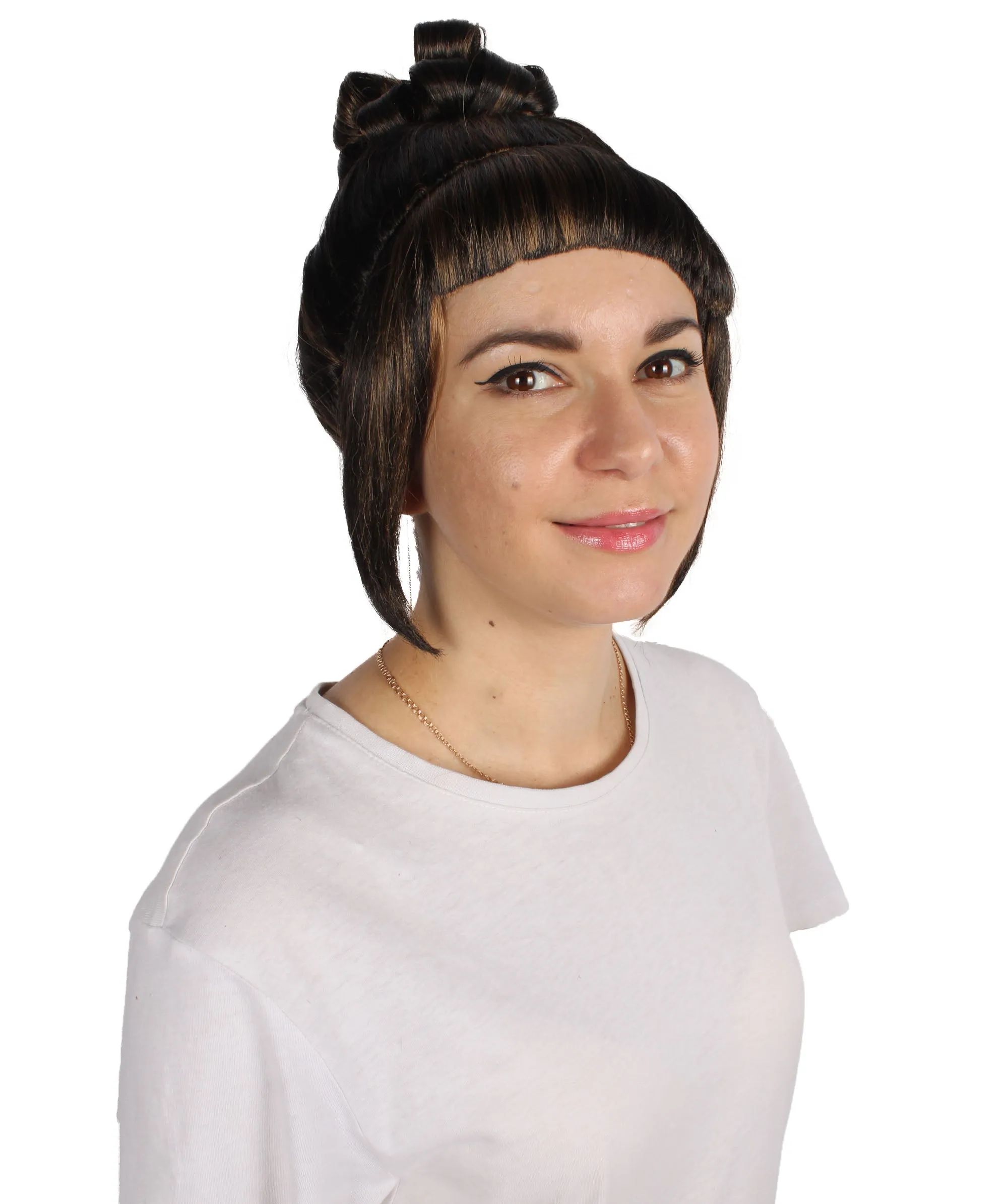 HPO Adult Women's Halloween Animated Lucy Updo Wig | Multiple Color Options