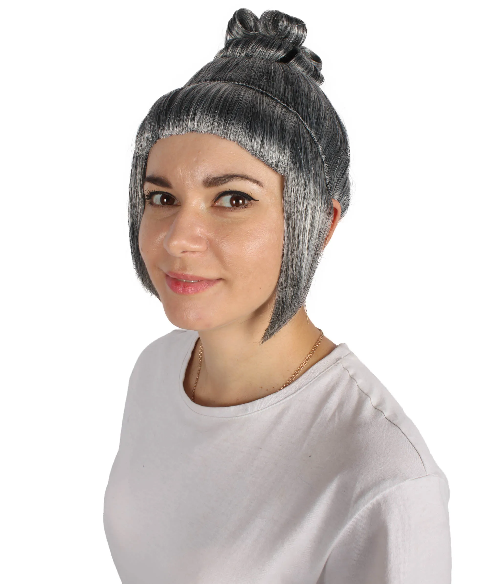 HPO Adult Women's Halloween Animated Lucy Updo Wig | Multiple Color Options