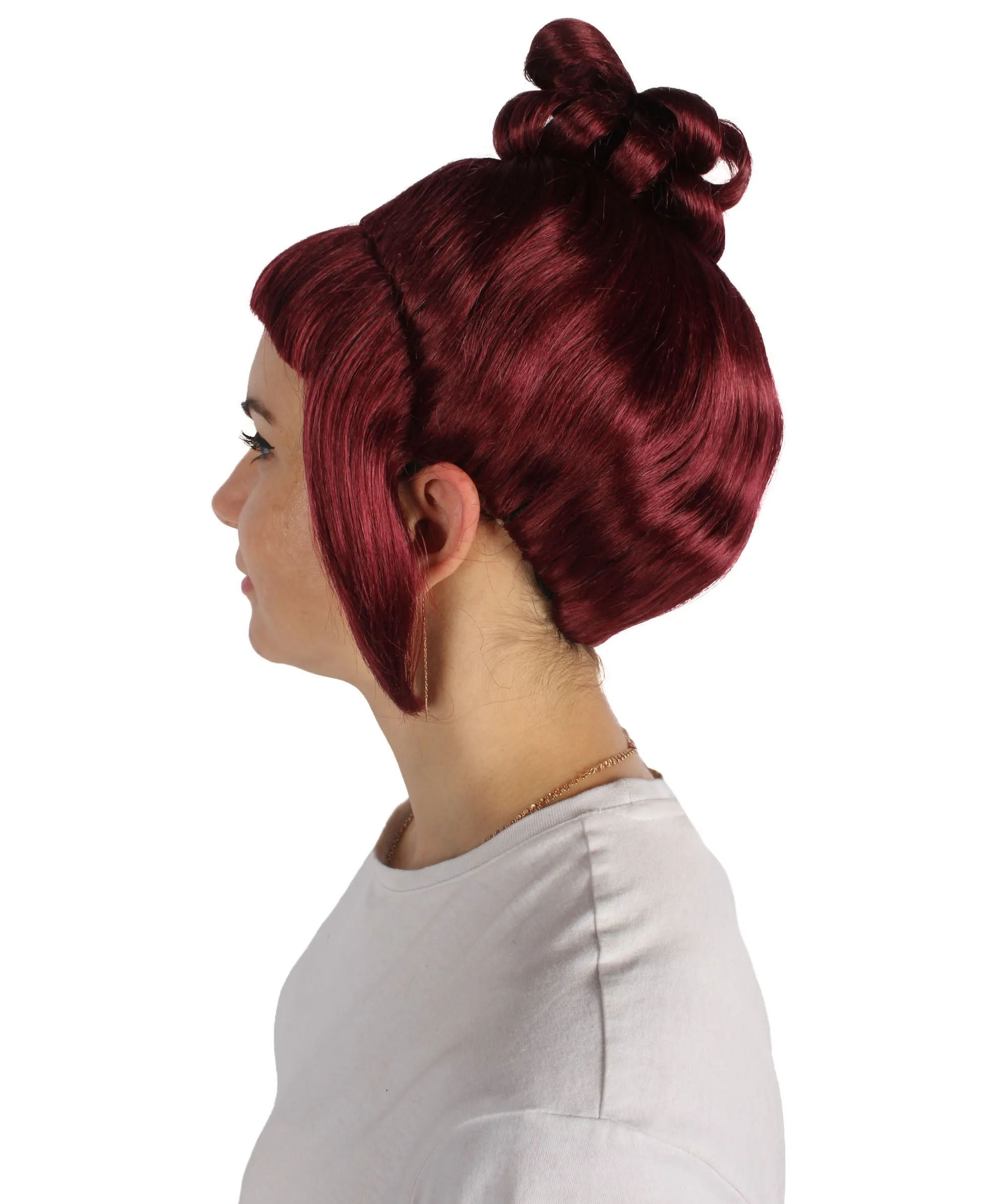 HPO Adult Women's Halloween Animated Lucy Updo Wig | Multiple Color Options