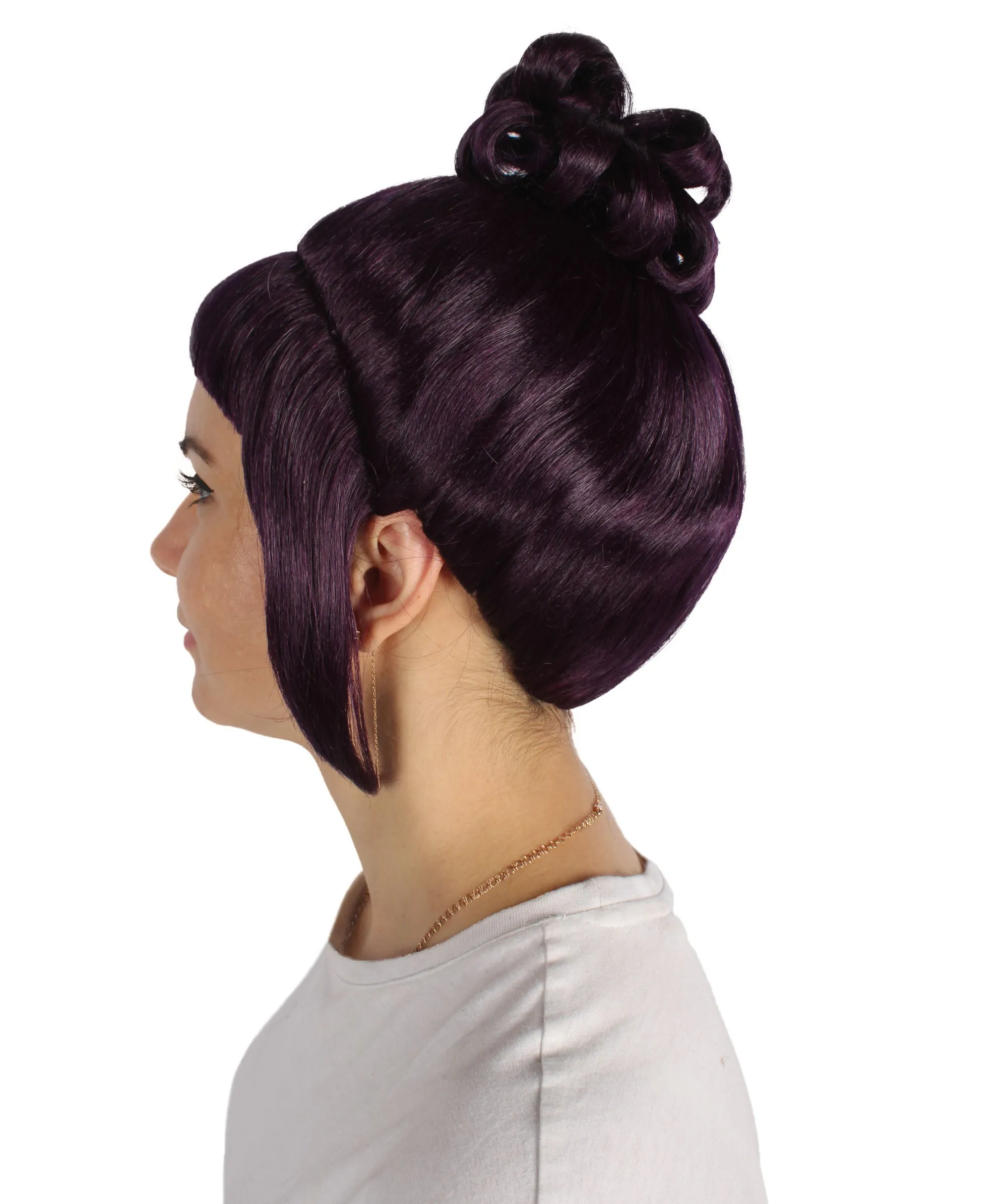 HPO Adult Women's Halloween Animated Lucy Updo Wig | Multiple Color Options