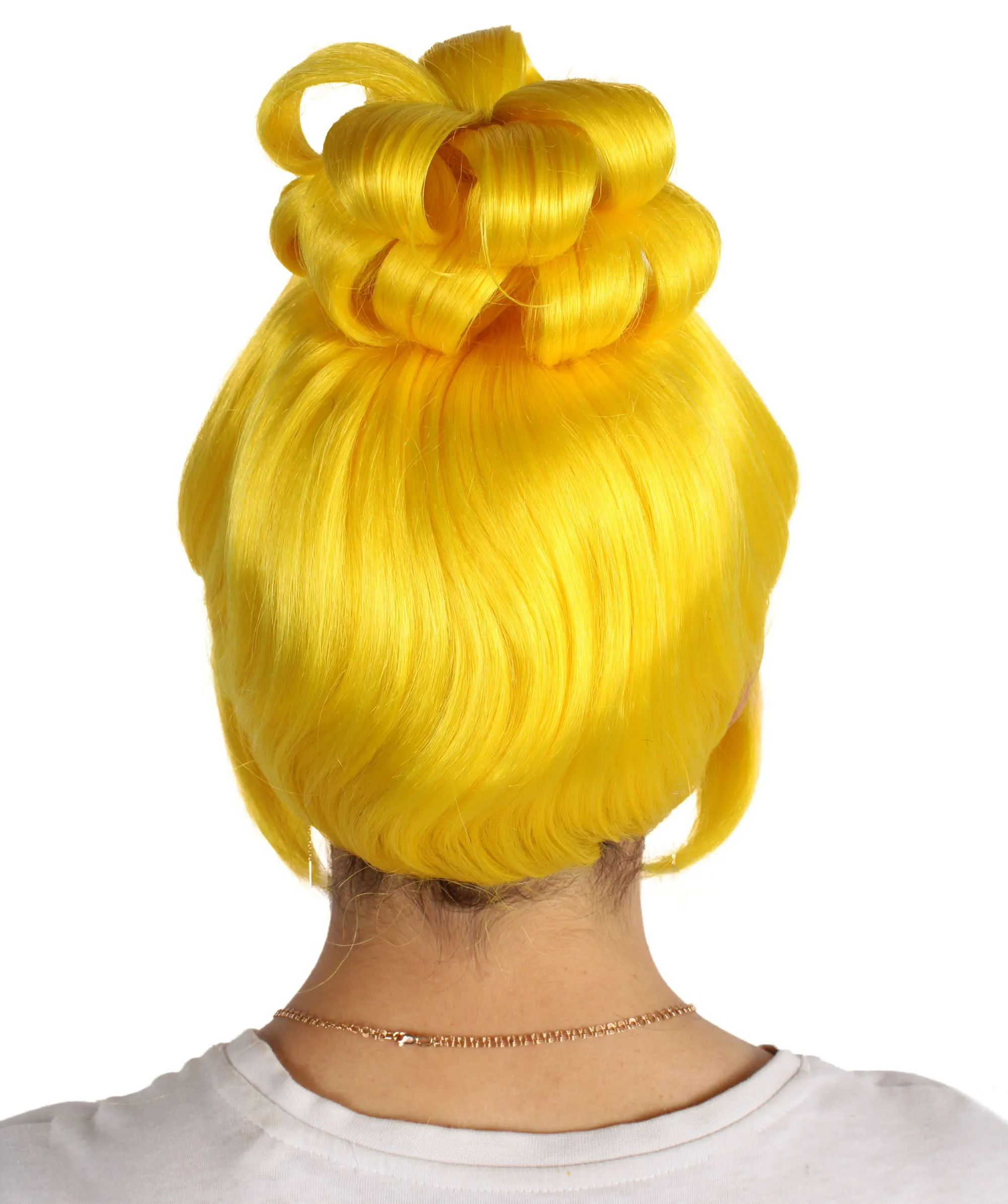 HPO Adult Women's Halloween Animated Lucy Updo Wig | Multiple Color Options