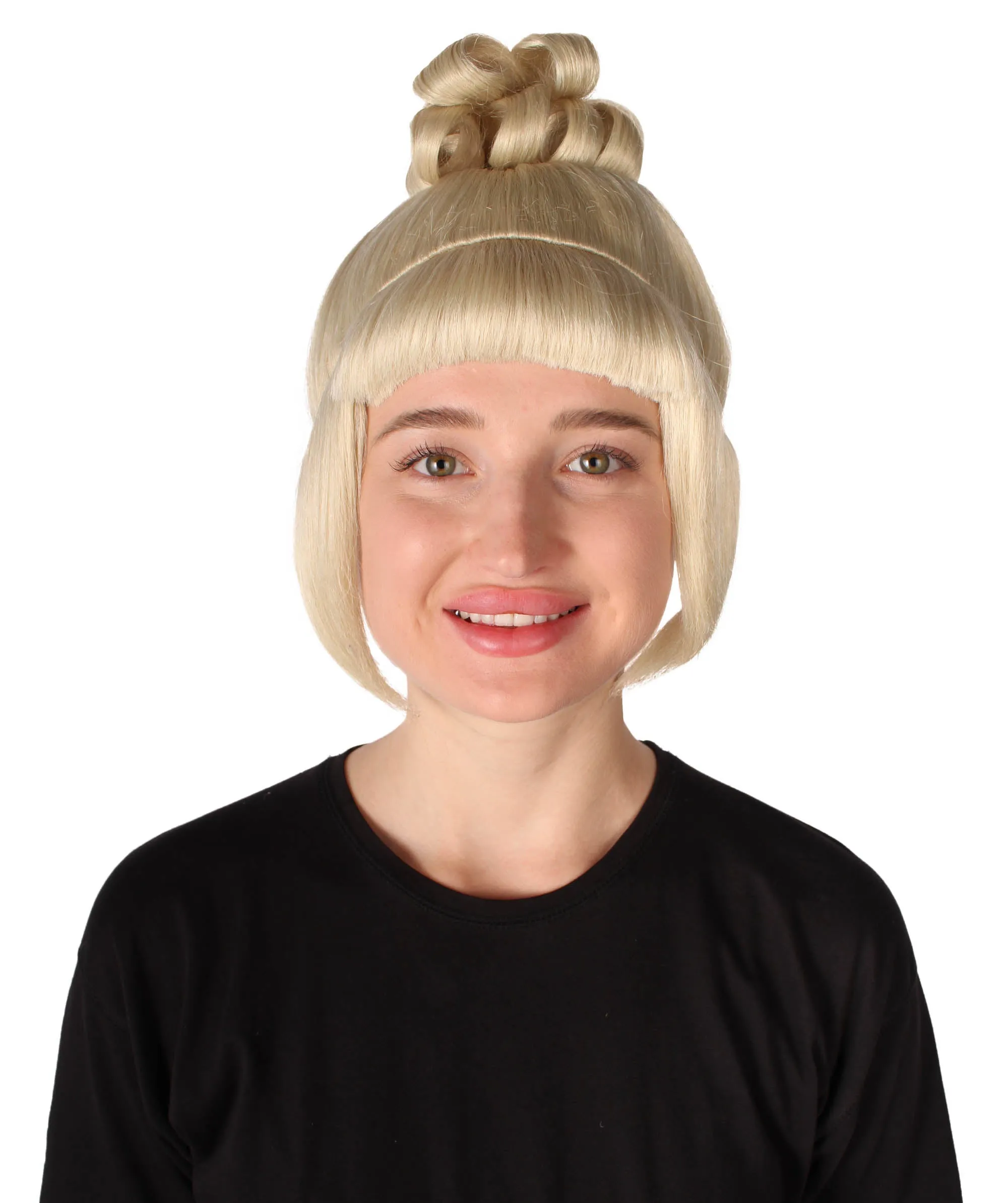 HPO Adult Women's Halloween Animated Lucy Updo Wig | Multiple Color Options