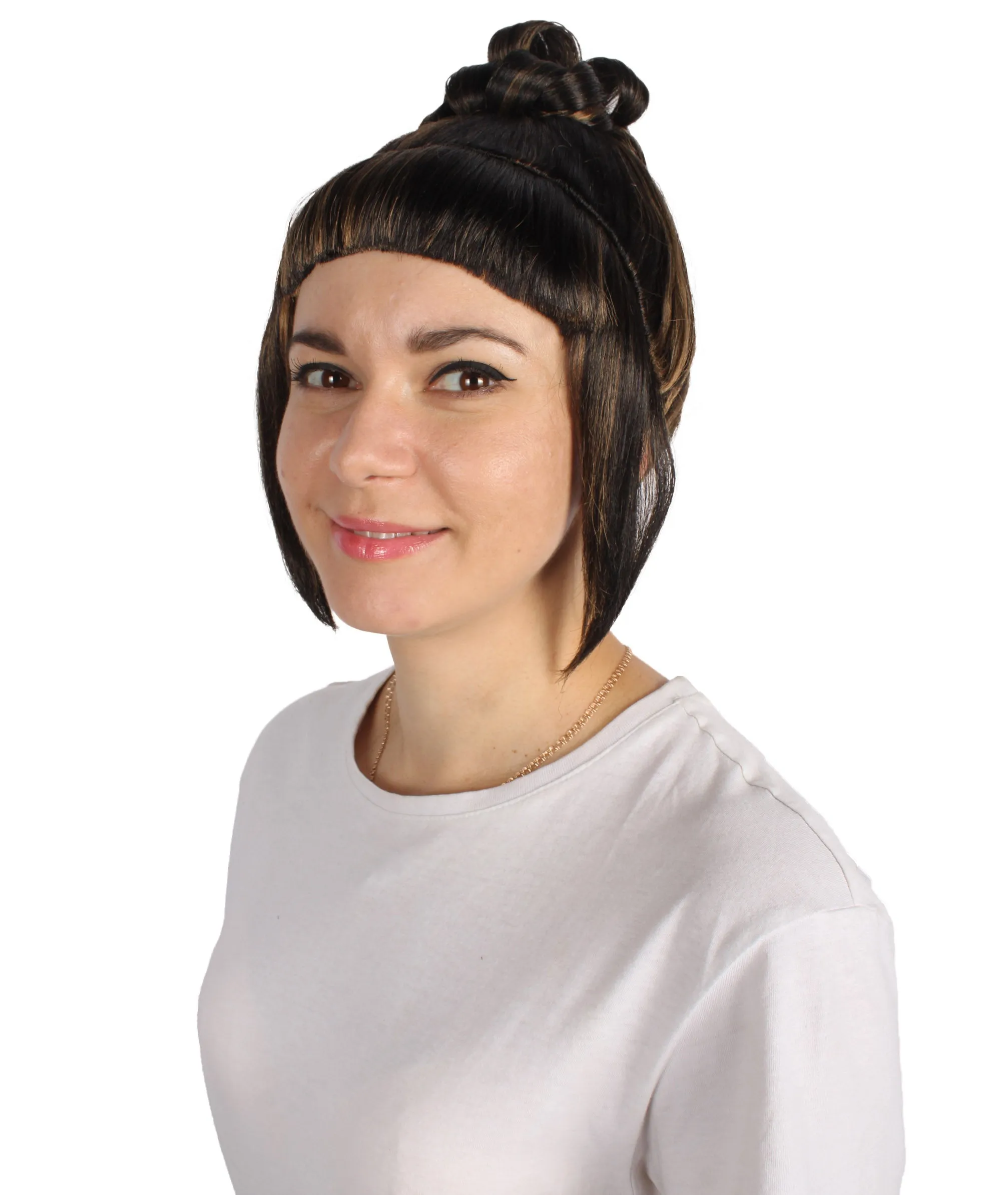 HPO Adult Women's Halloween Animated Lucy Updo Wig | Multiple Color Options