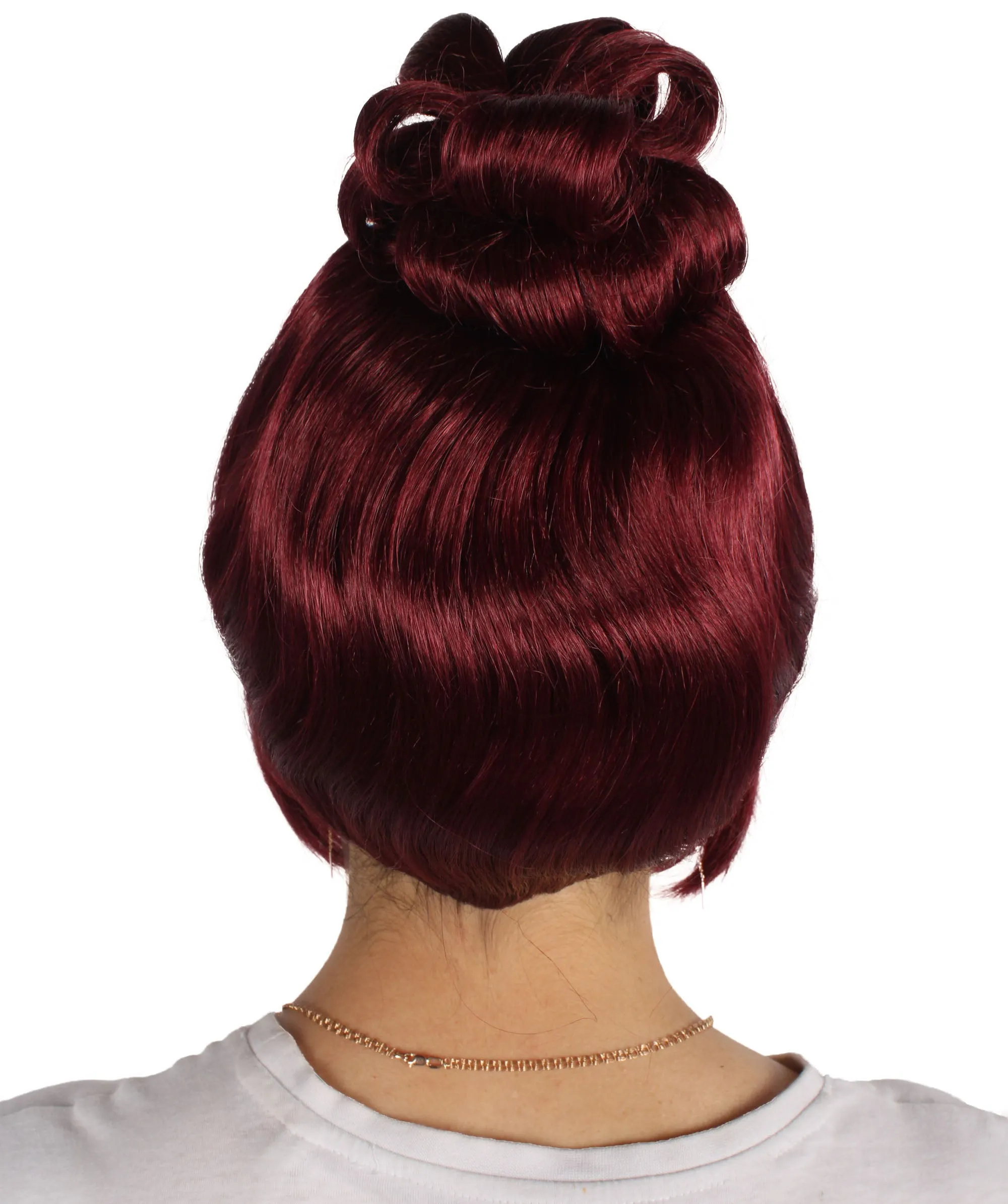 HPO Adult Women's Halloween Animated Lucy Updo Wig | Multiple Color Options