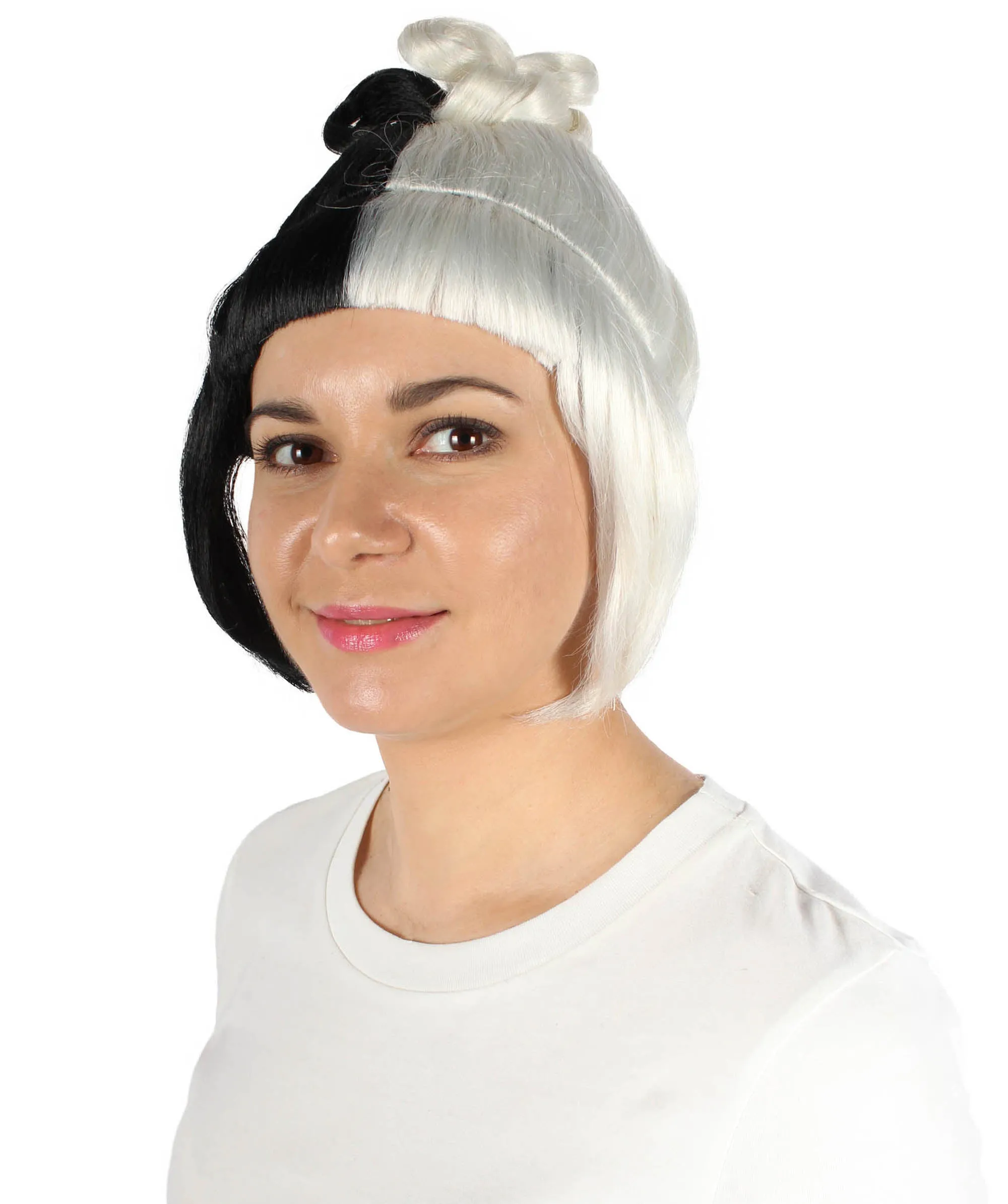 HPO Adult Women's Halloween Animated Lucy Updo Wig | Multiple Color Options