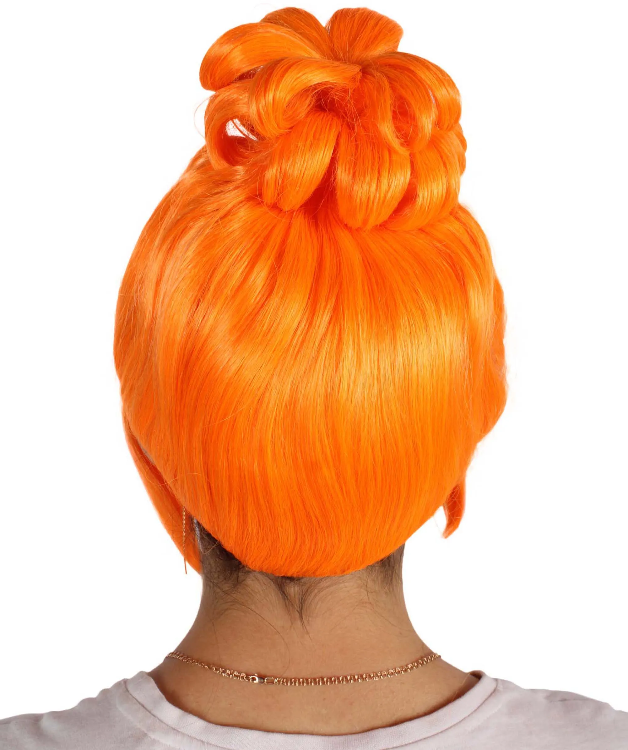 HPO Adult Women's Halloween Animated Lucy Updo Wig | Multiple Color Options