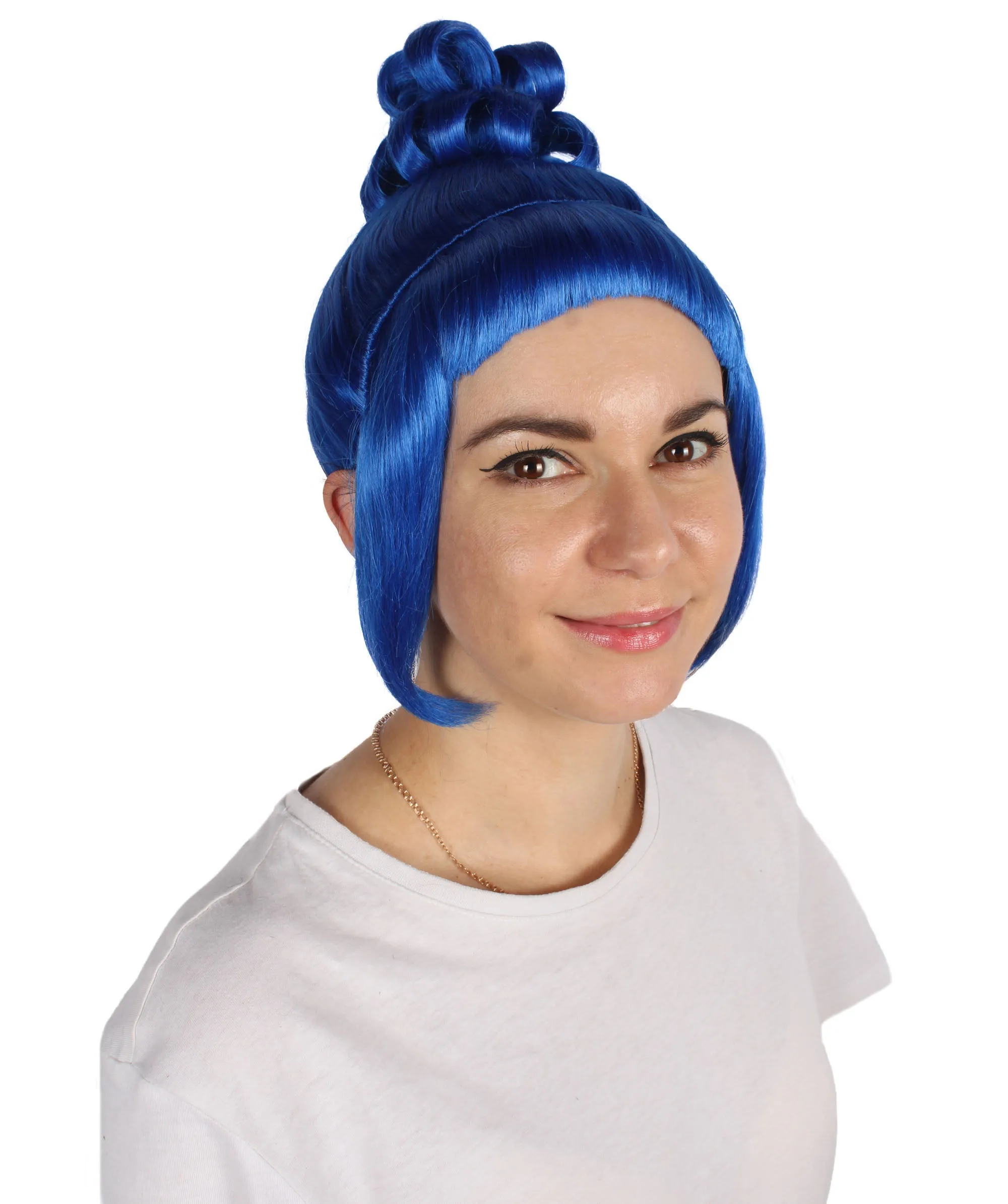 HPO Adult Women's Halloween Animated Lucy Updo Wig | Multiple Color Options