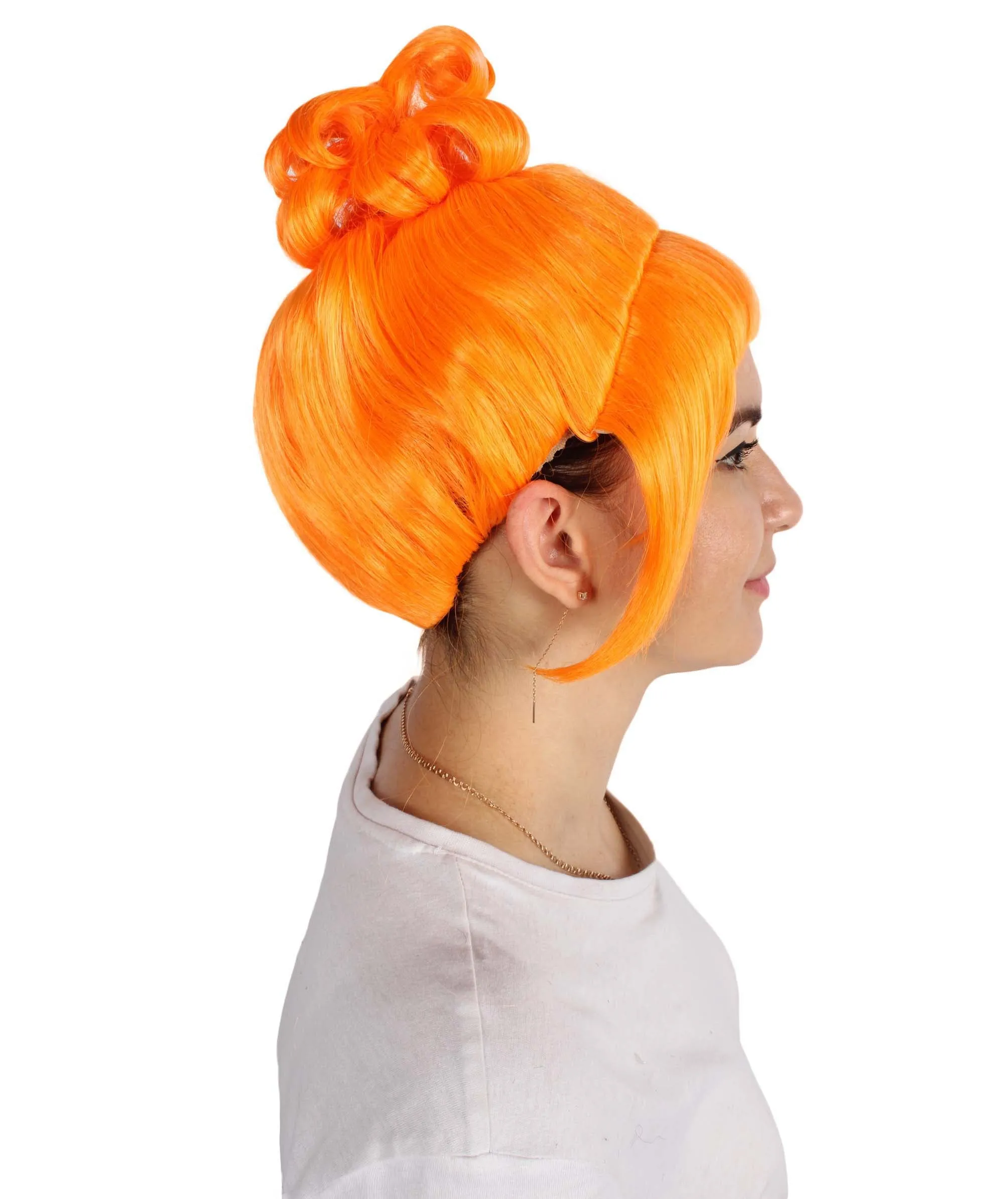 HPO Adult Women's Halloween Animated Lucy Updo Wig | Multiple Color Options