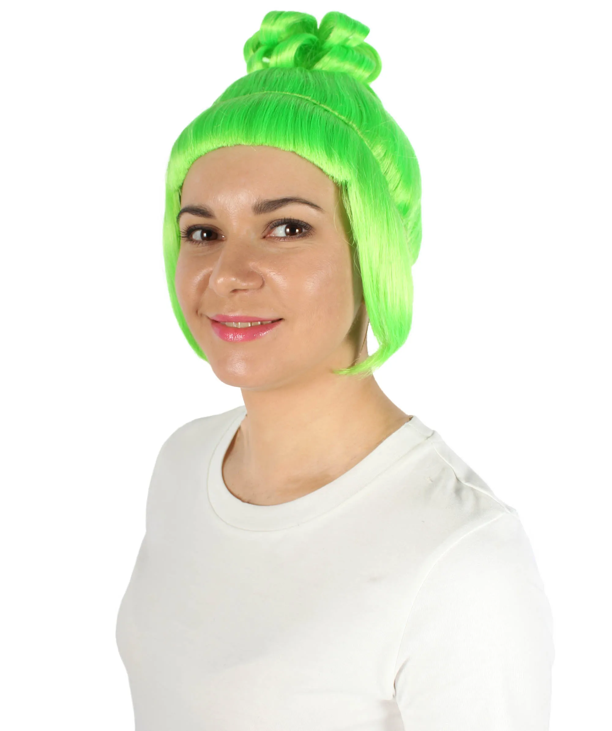 HPO Adult Women's Halloween Animated Lucy Updo Wig | Multiple Color Options