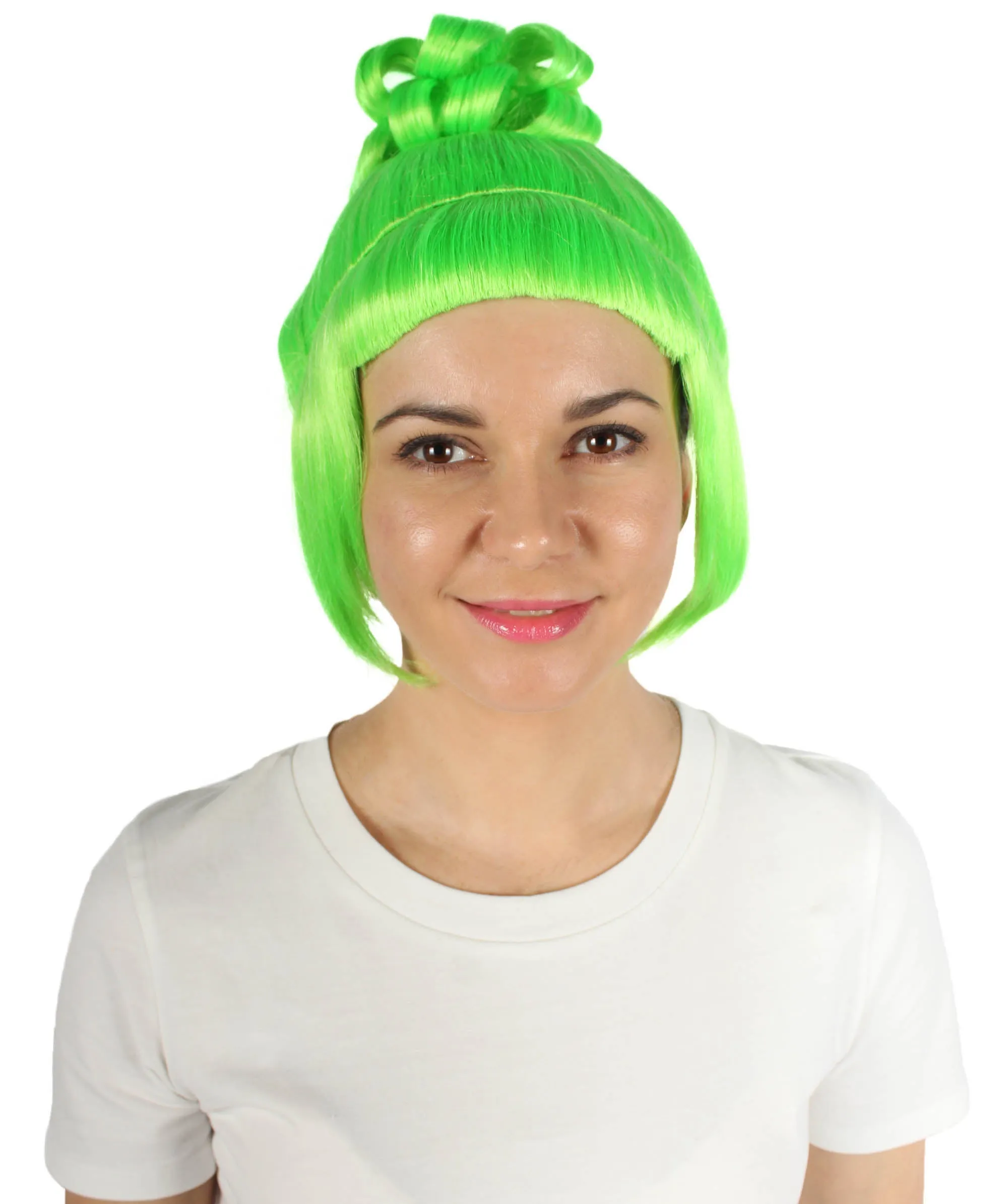 HPO Adult Women's Halloween Animated Lucy Updo Wig | Multiple Color Options