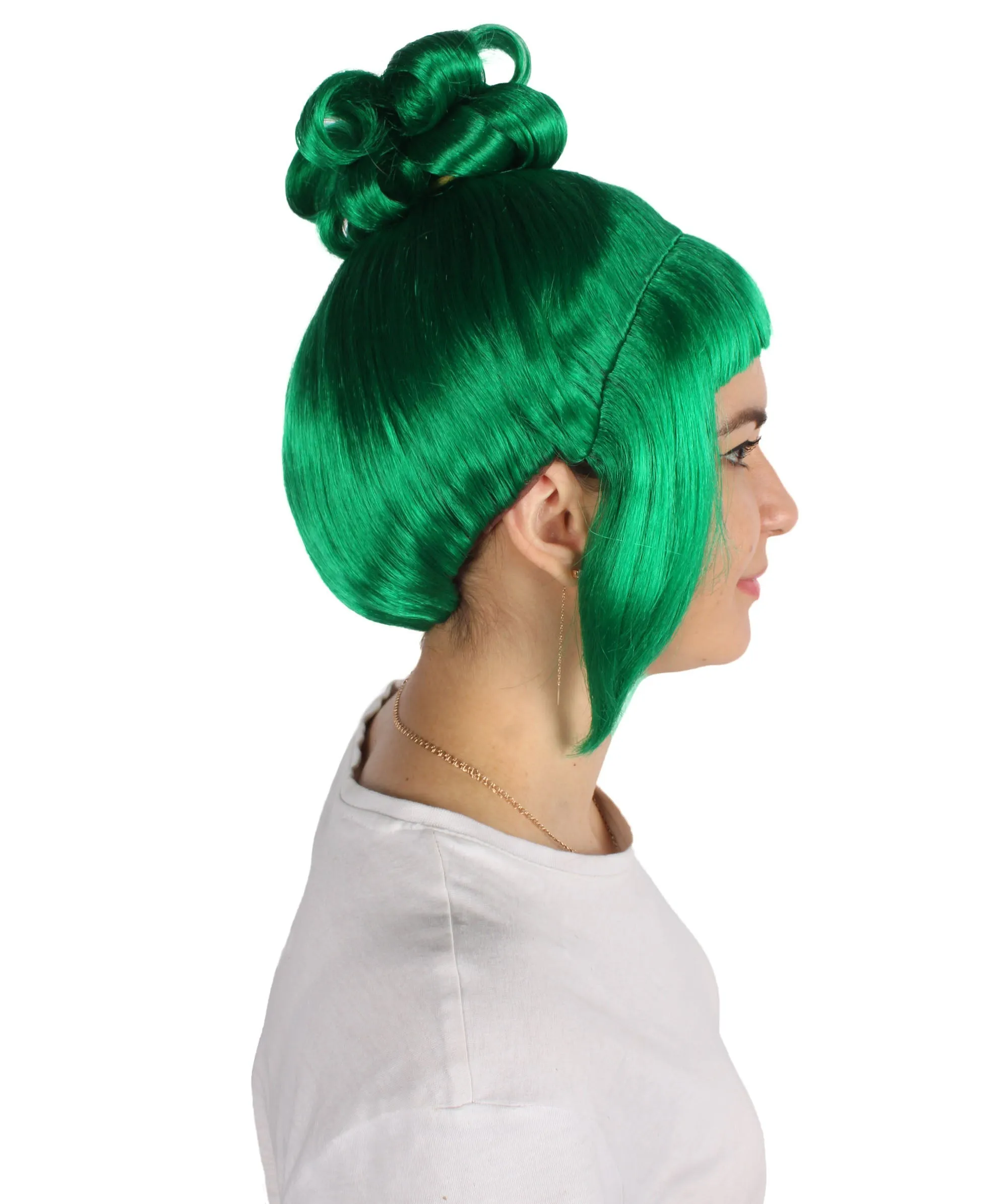 HPO Adult Women's Halloween Animated Lucy Updo Wig | Multiple Color Options