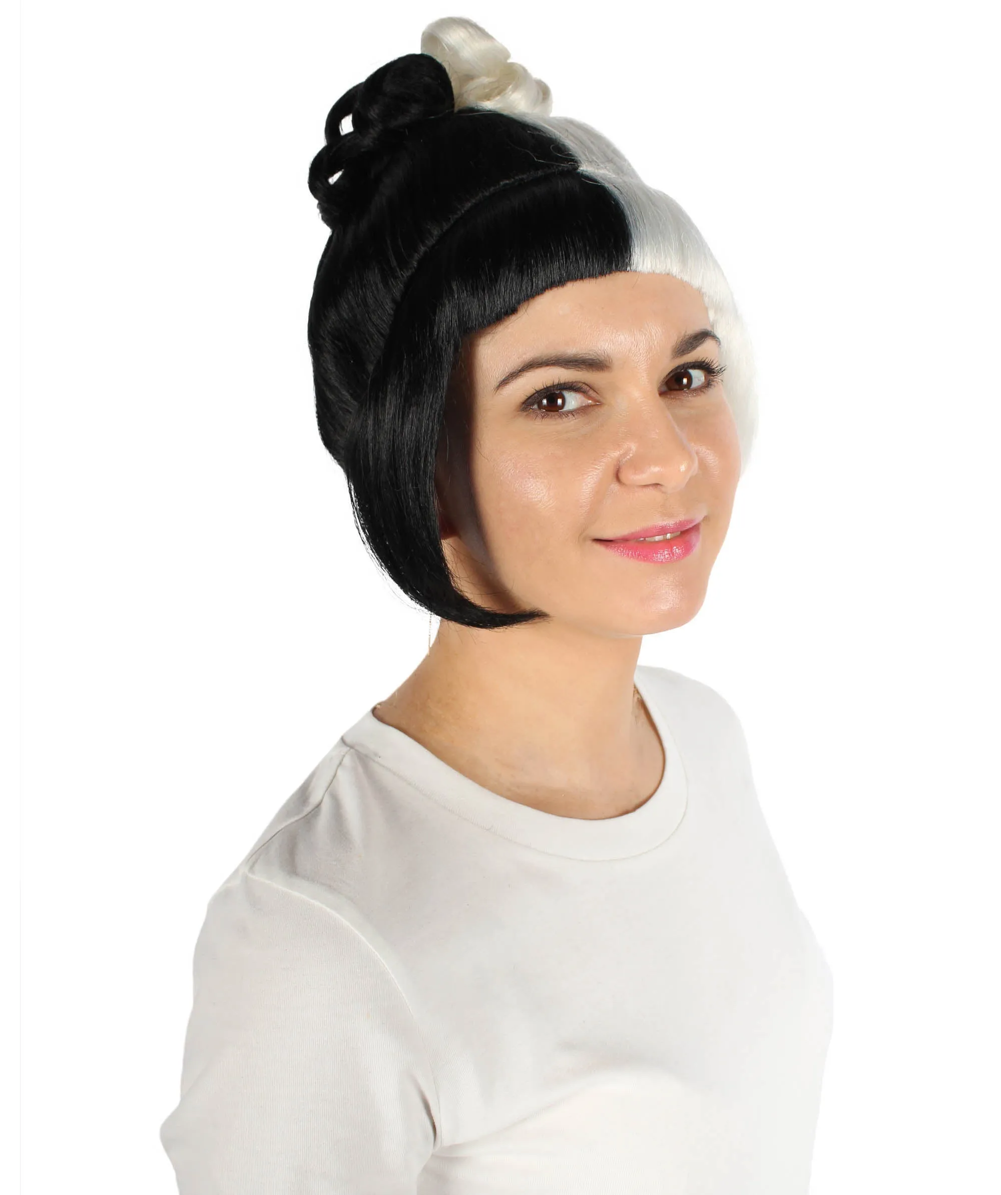 HPO Adult Women's Halloween Animated Lucy Updo Wig | Multiple Color Options