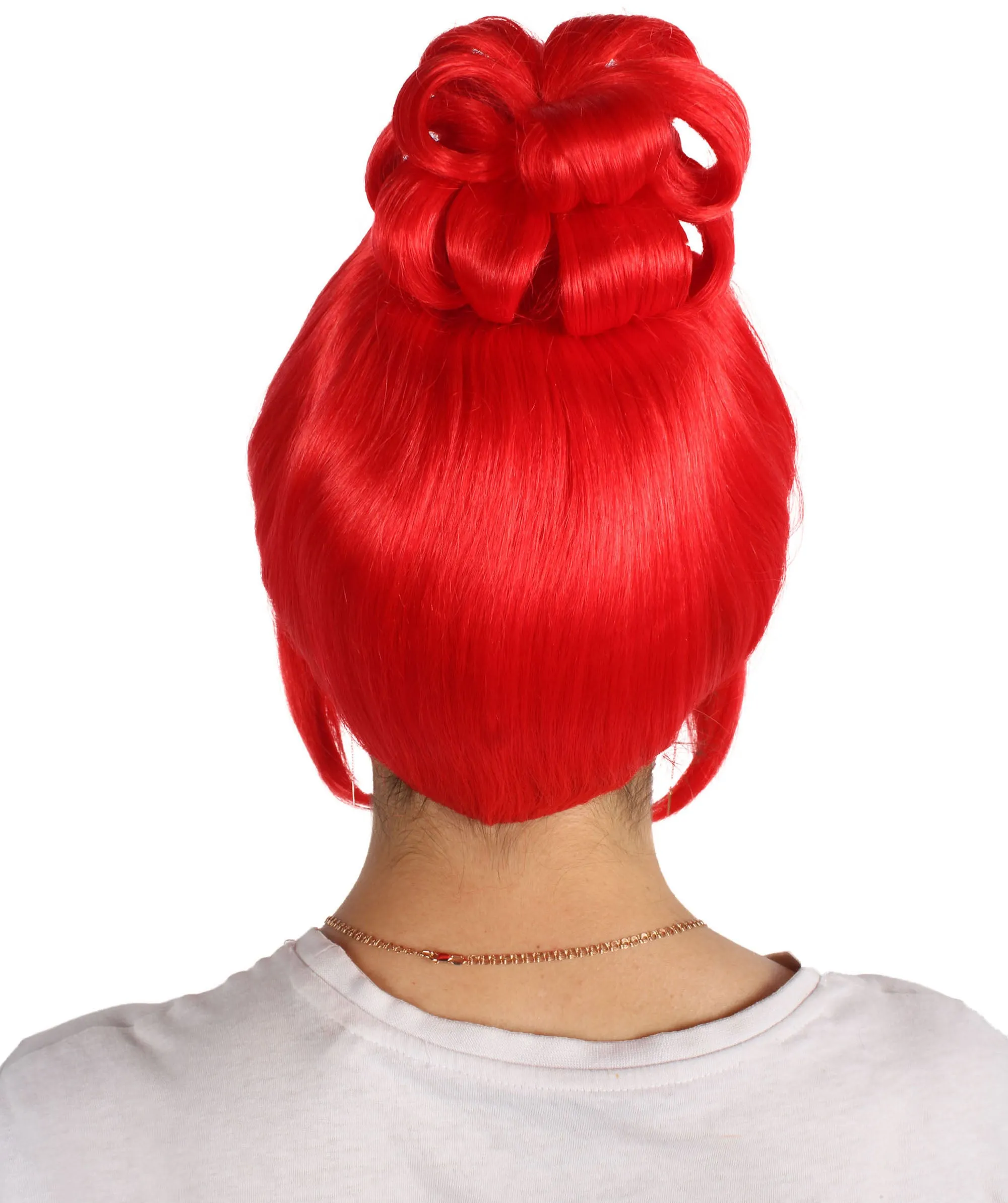 HPO Adult Women's Halloween Animated Lucy Updo Wig | Multiple Color Options